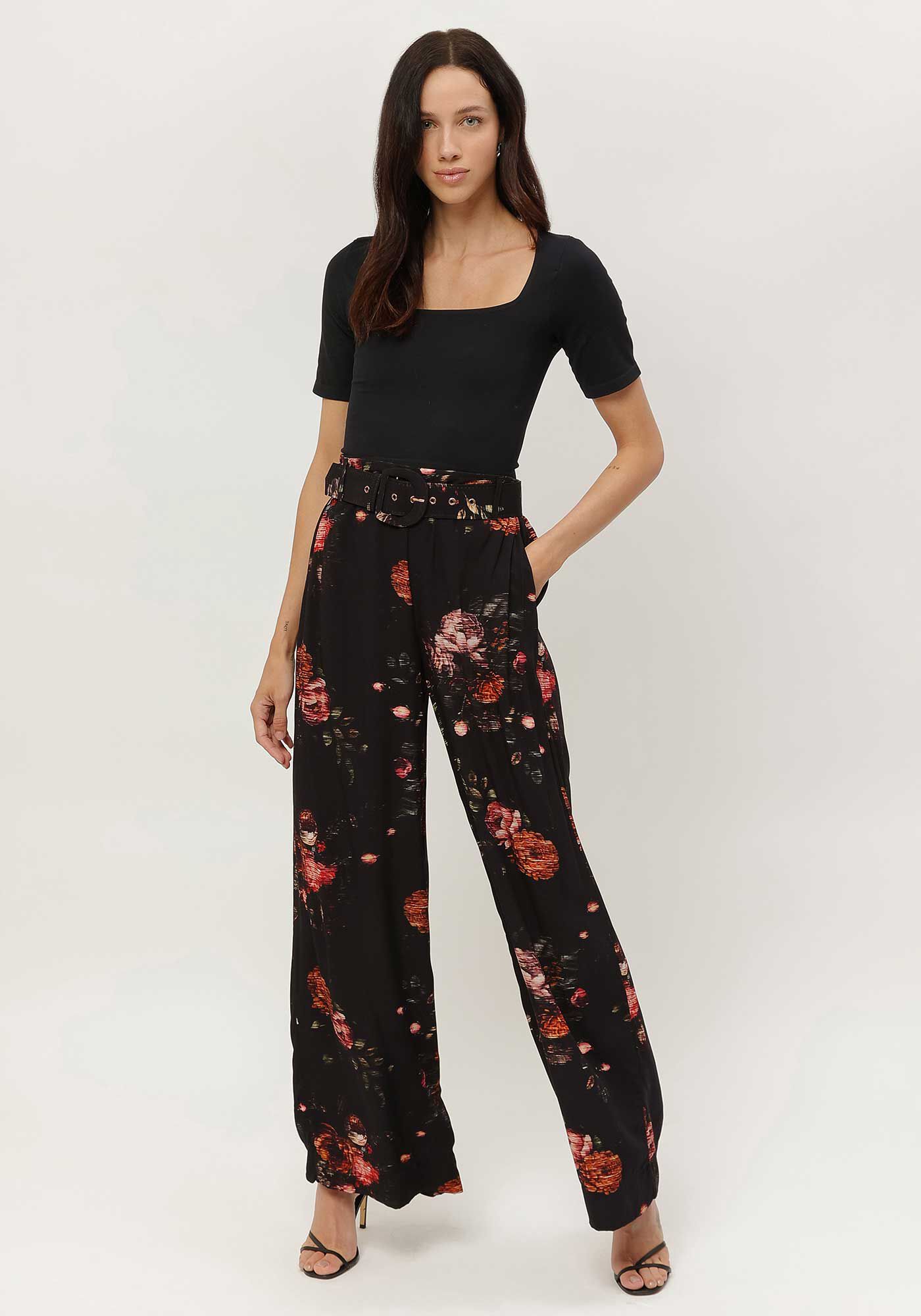 Blusa Cropped Canelada com Decote Quadrado, , large.