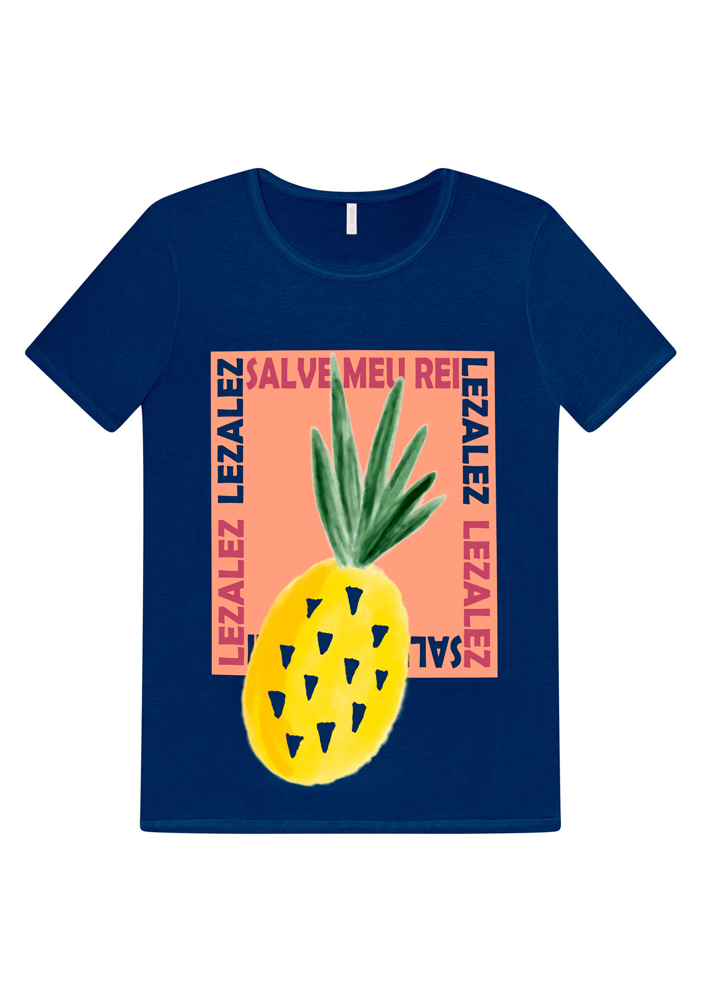 Blusa Manga Curta Estampada, , large.