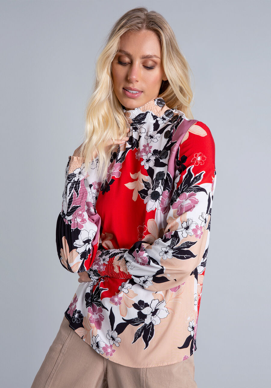 Blusa Manga Longa Gola Alta, . Blusa Manga Longa Gola Alta, , large.