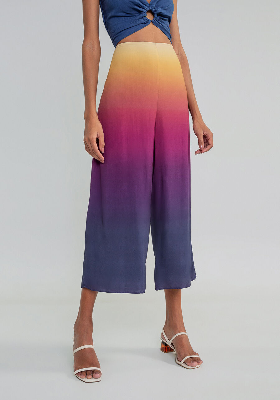 Calça Pantacourt Estampa, . Calça Pantacourt Estampa, , large.