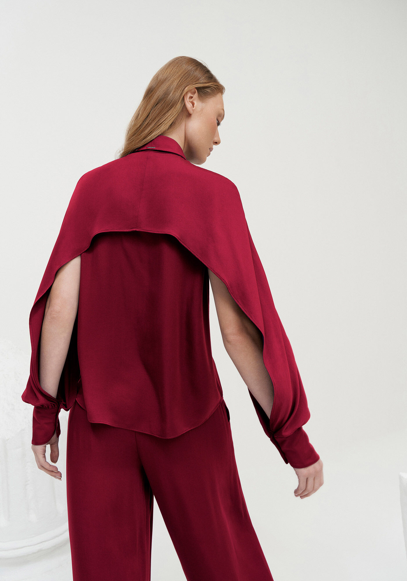 Camisa Manga Longa com Recorte Sobreposto, , large.