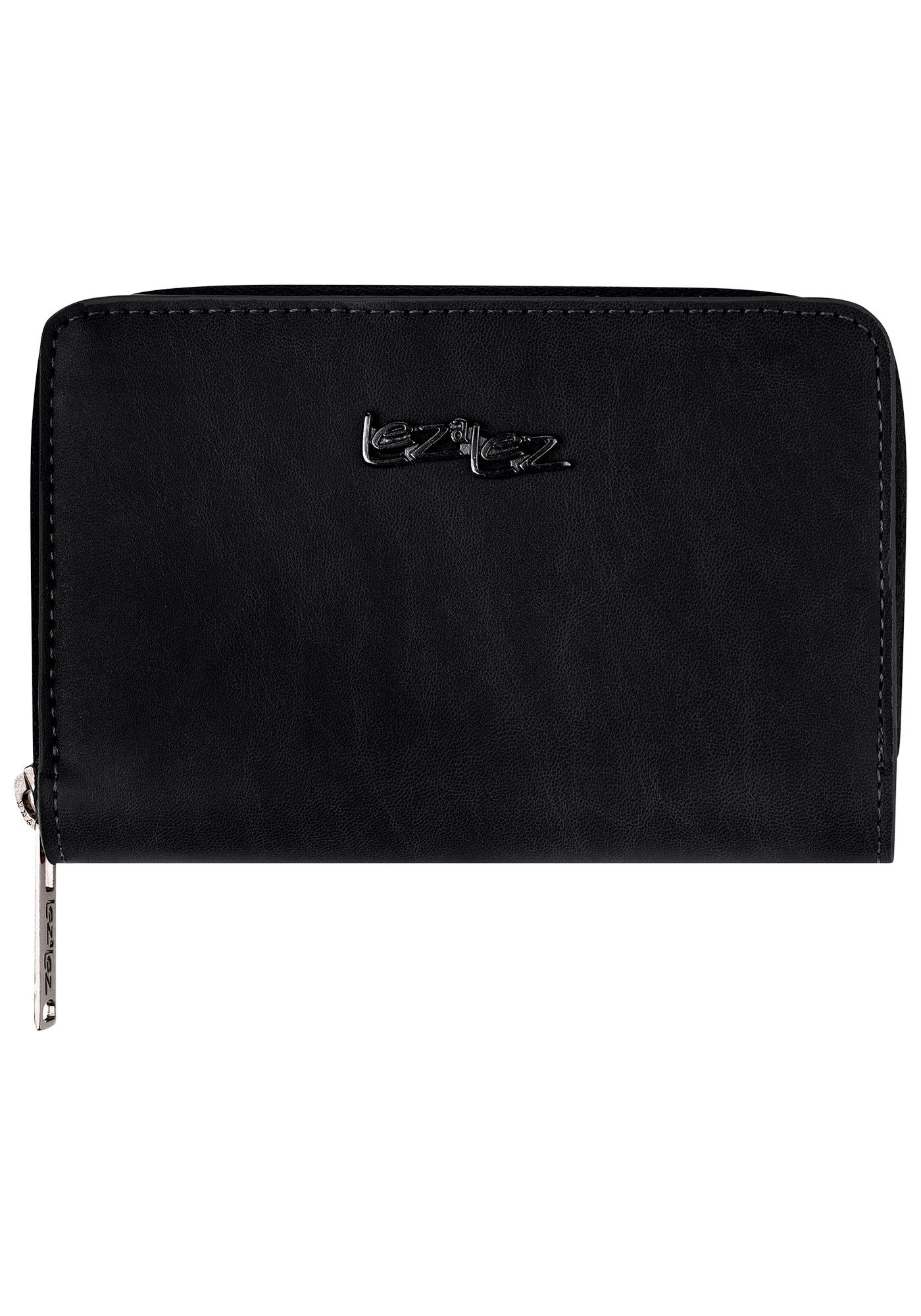 Carteira M&eacute;dia com Z&iacute;per, , large.