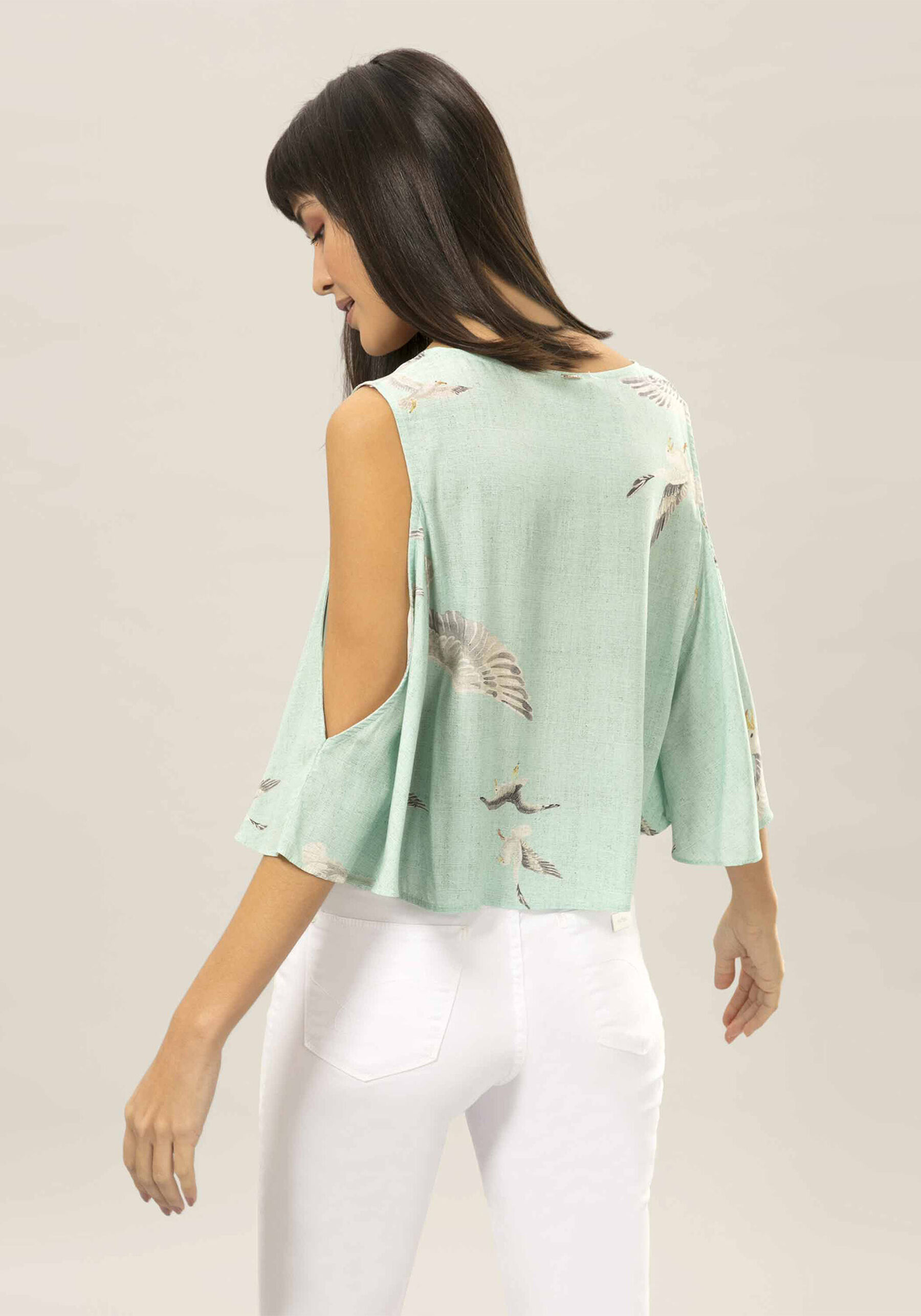 Blusa Naked Shoulder Estampa, . Blusa Naked Shoulder Estampa, , large.