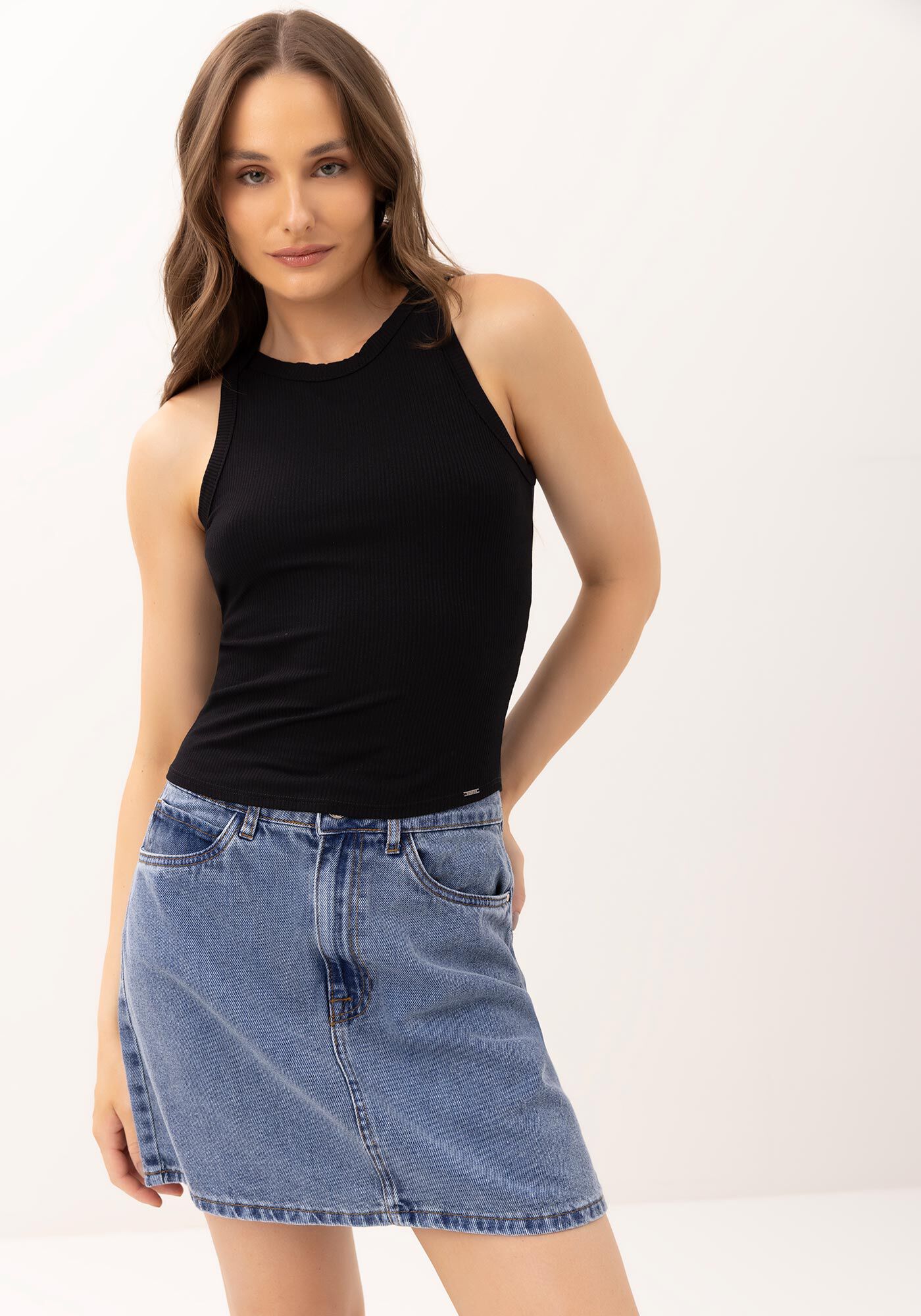 Blusa Canelada B&aacute;sica Altura C&oacute;s, , large.