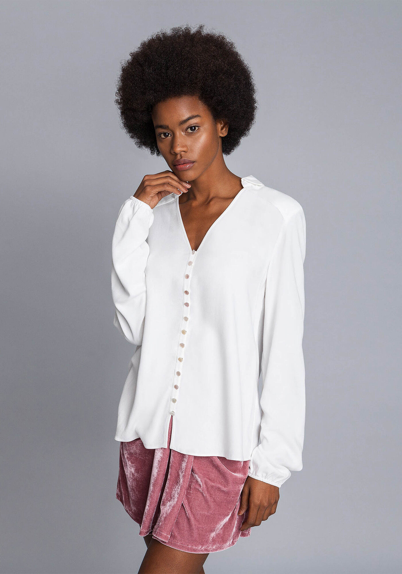 Camisa Manga Longa Ampla, , large.