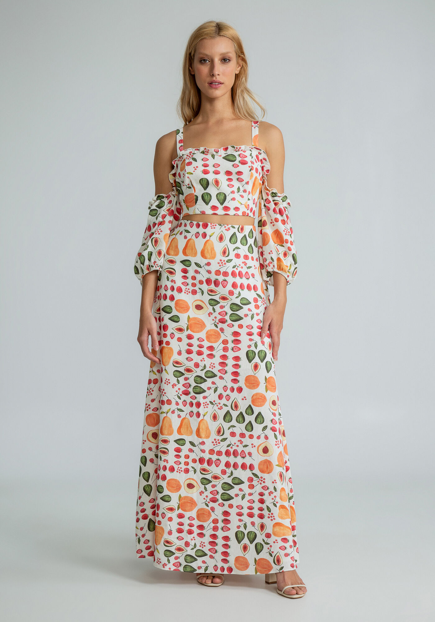 Blusa Cropped Manga Bufante Laise, , large.