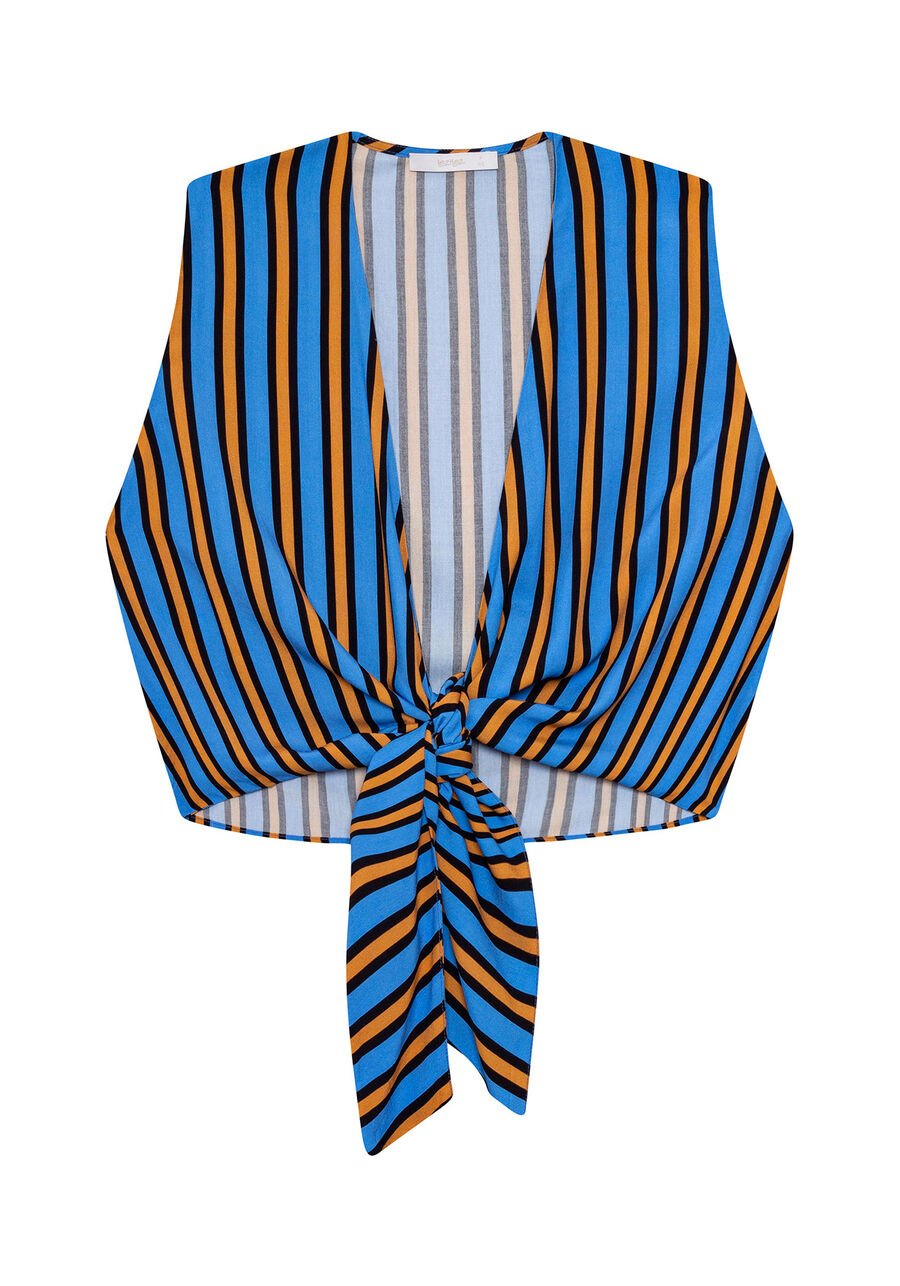 Blusa Cropped Amarração, WALK. Blusa Cropped Amarração, WALK, large.