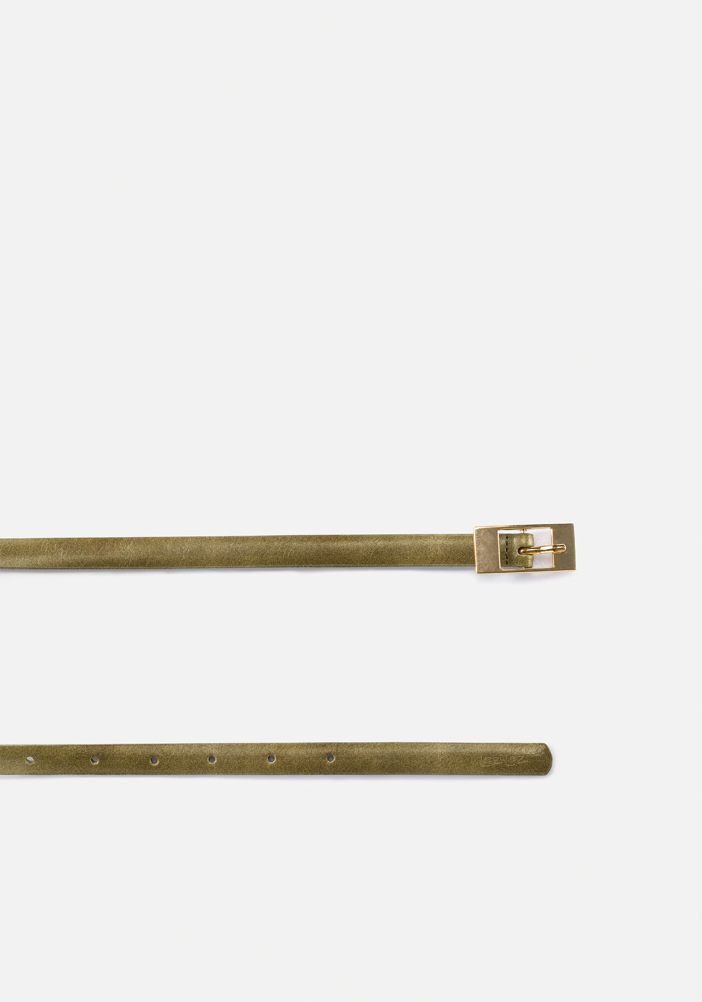 Kit Com 2 Cintos Finos De Cintura Com Fivela, DOURADO/PRETO, large.