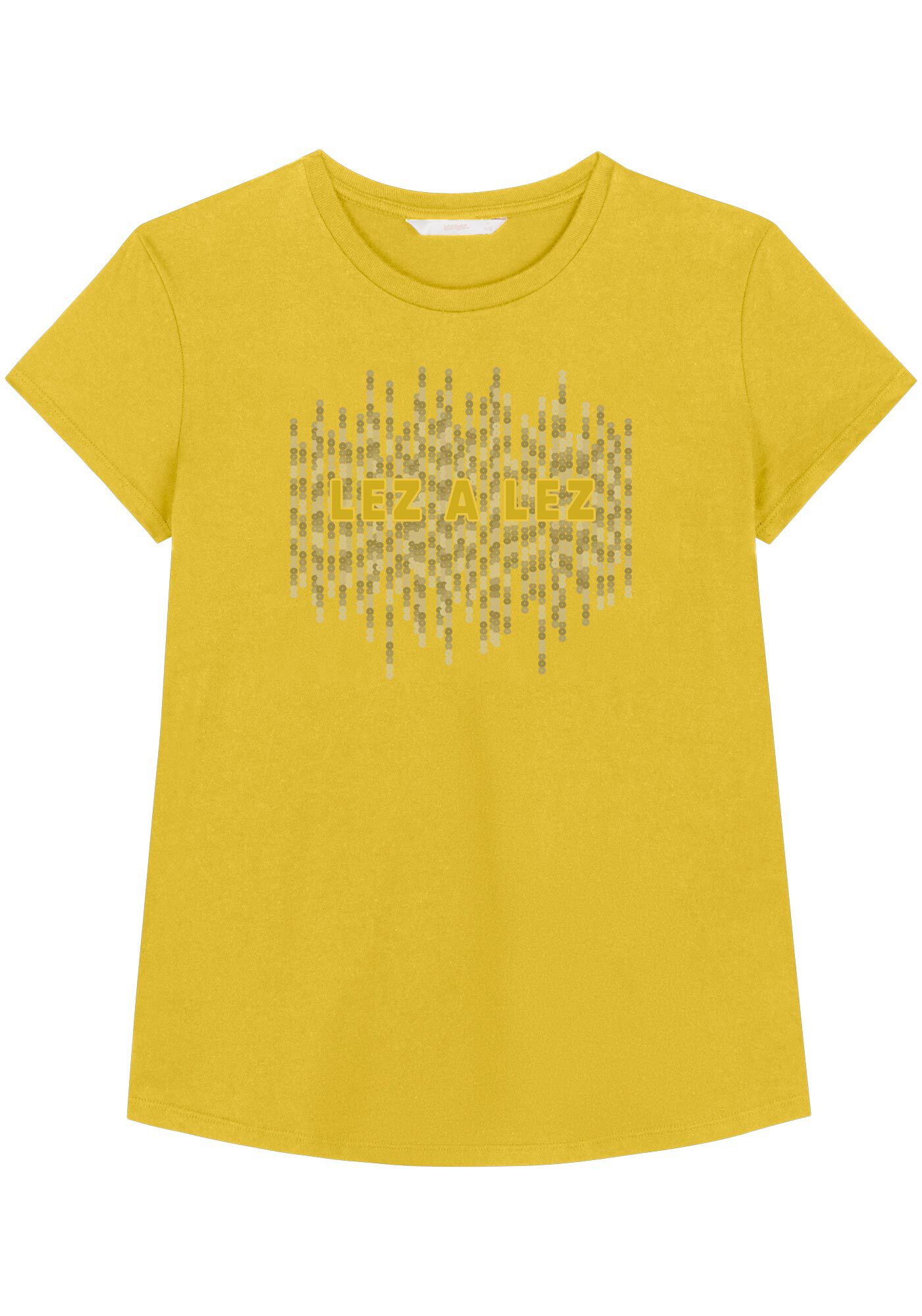 Blusa T-Shirt De Mangas Curtas Com Aplica&ccedil;&otilde;es De Paet&ecirc;, , large.