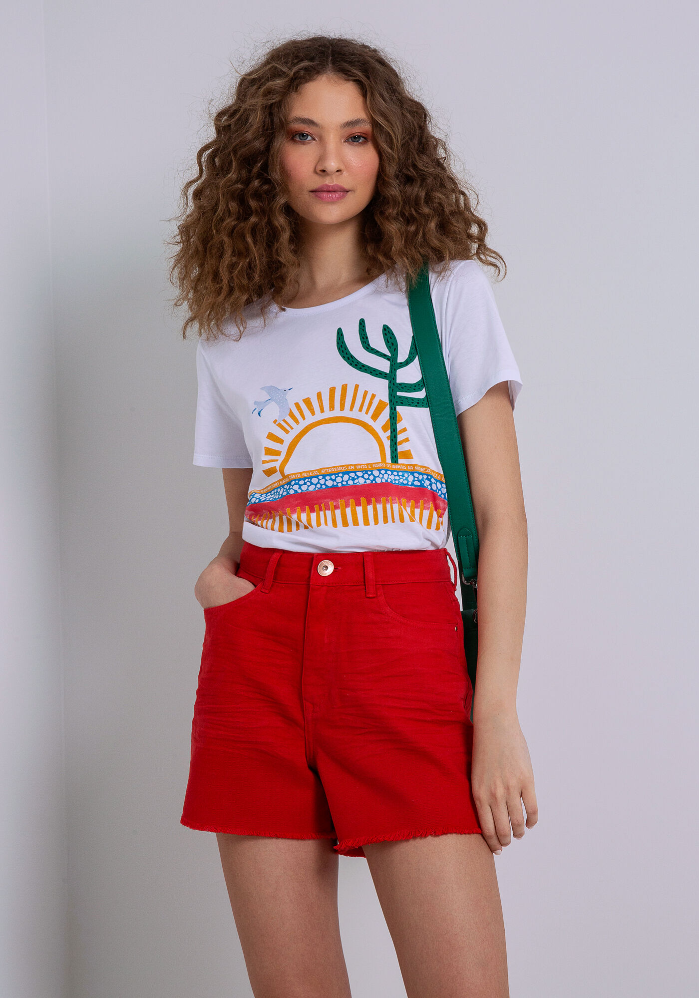 Shorts Sarja Hot Pant Calif&oacute;rnia, , large.