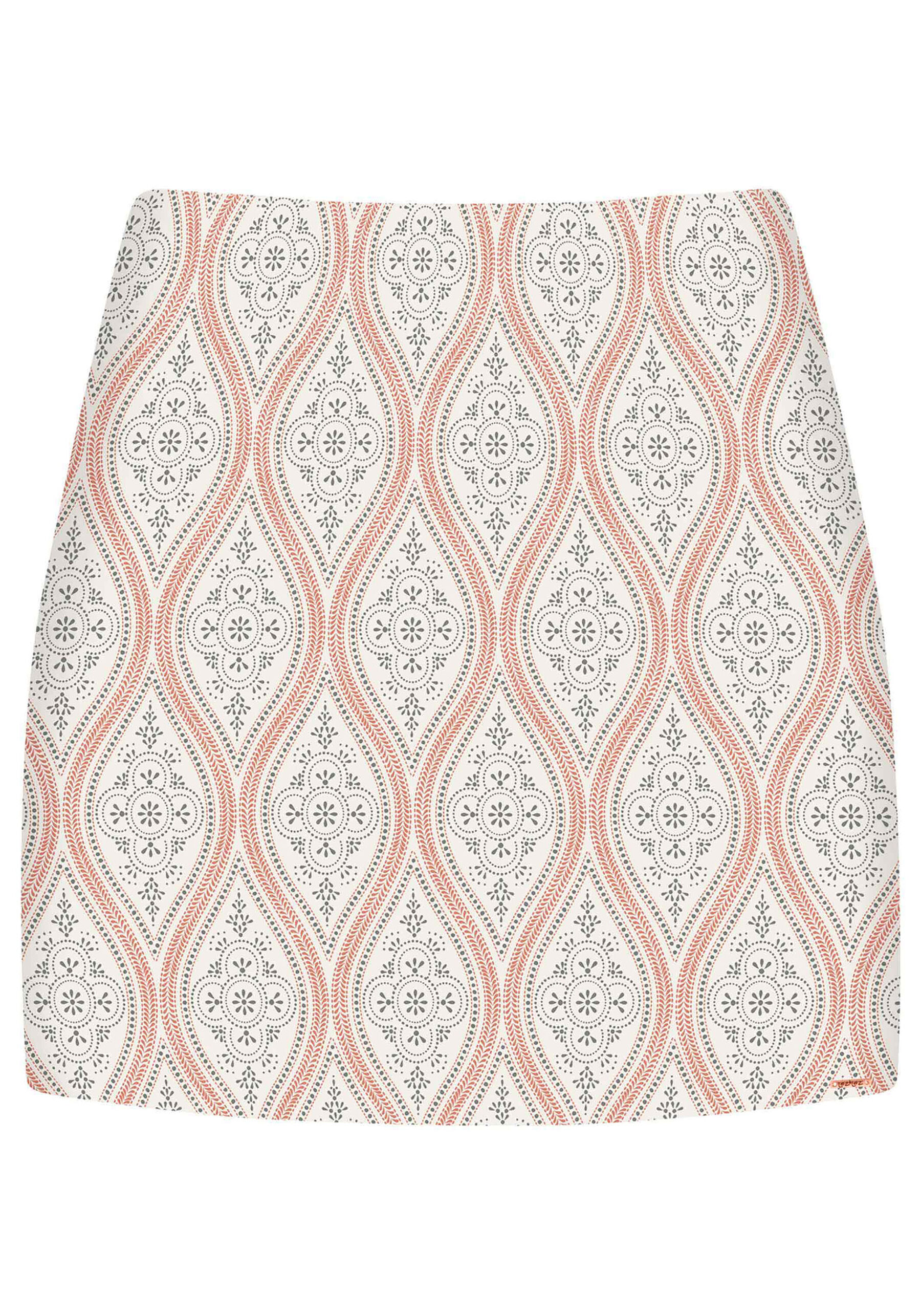 Saia Cintura Alta Estampada Tecido, . Saia Cintura Alta Estampada Tecido, , large.