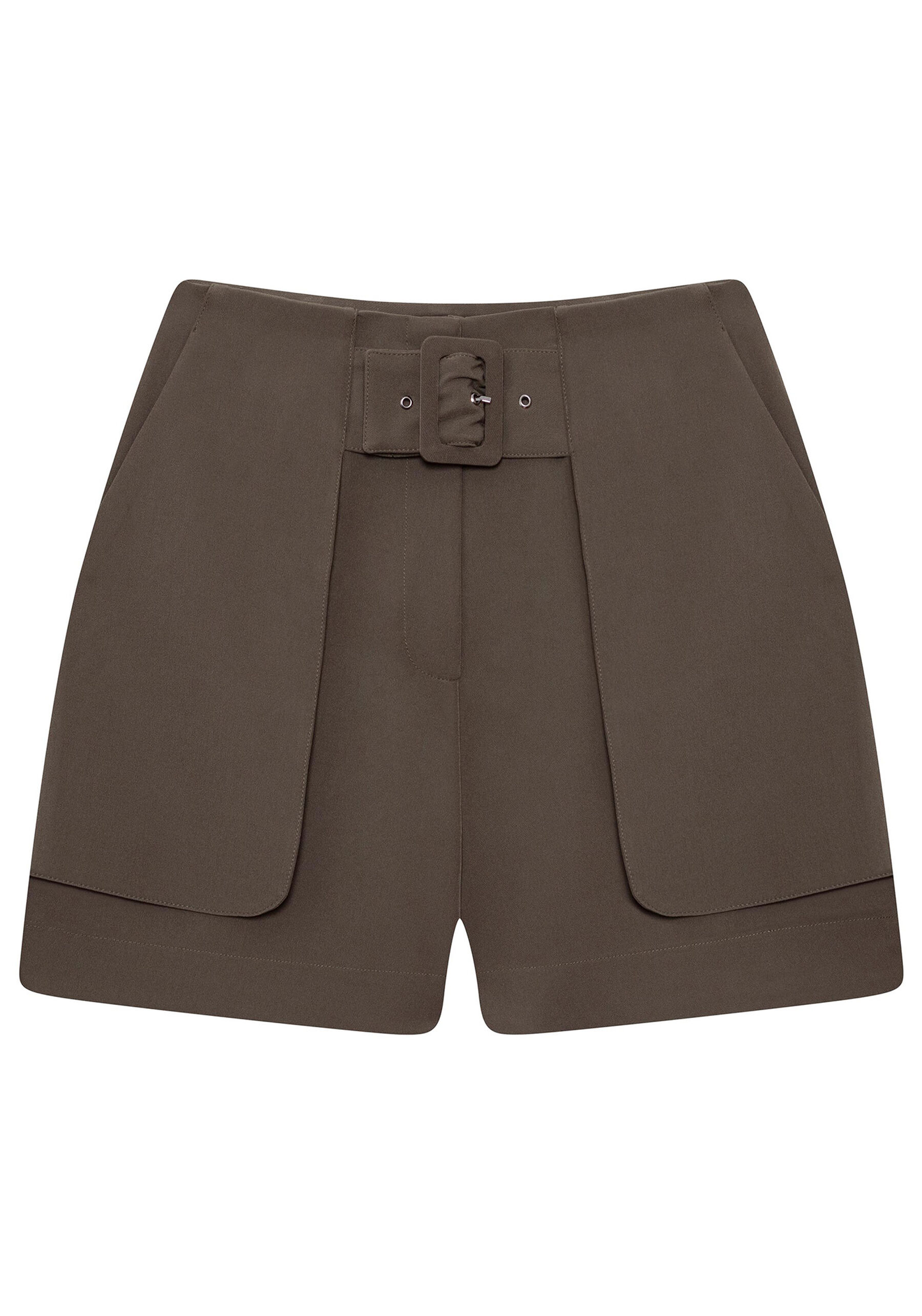 Shorts Bolsos Cinto Cintura Alta, . Shorts Bolsos Cinto Cintura Alta, , large.