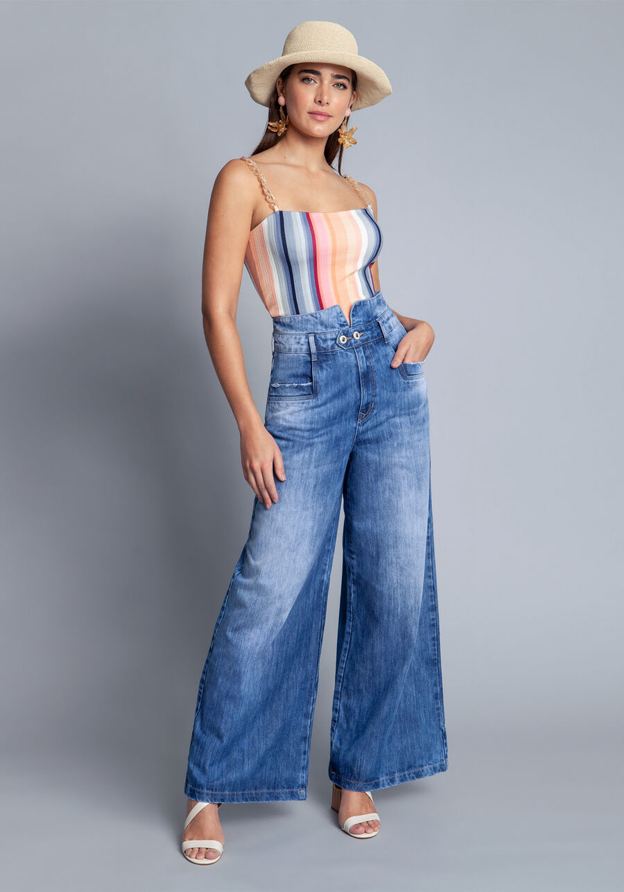 Blusa Malha Canelado Wave Cropped, . Blusa Malha Canelado Wave Cropped, , large.