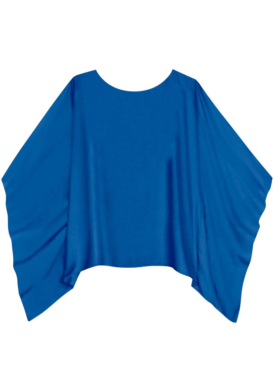 Blusa Ampla Alongada De Mangas Longas, . Blusa Ampla Alongada De Mangas Longas, , large.