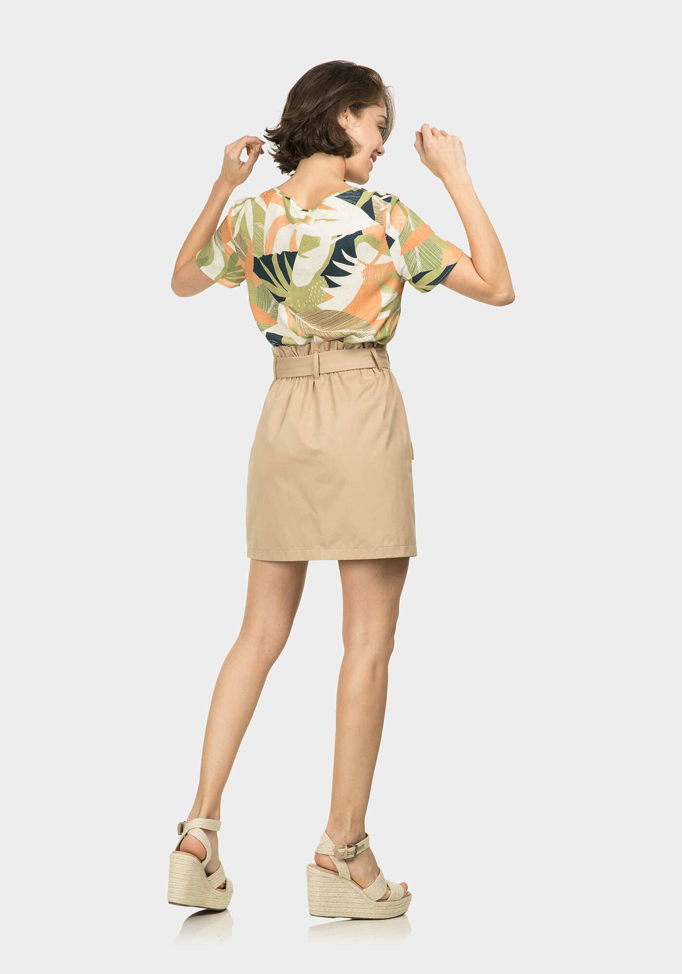 Saia Clochard com Cinto, , large.