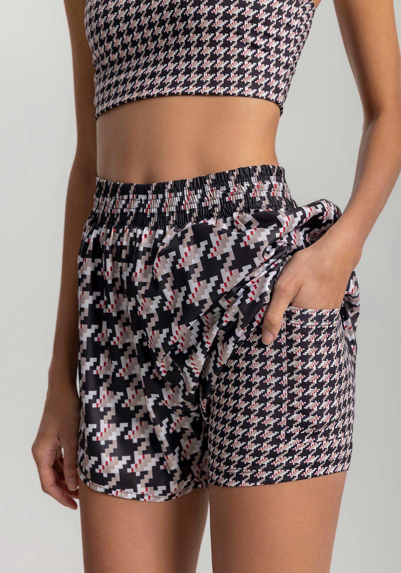 Shorts Corta Vento Estampado Com Bolso Interno Move, , large.
