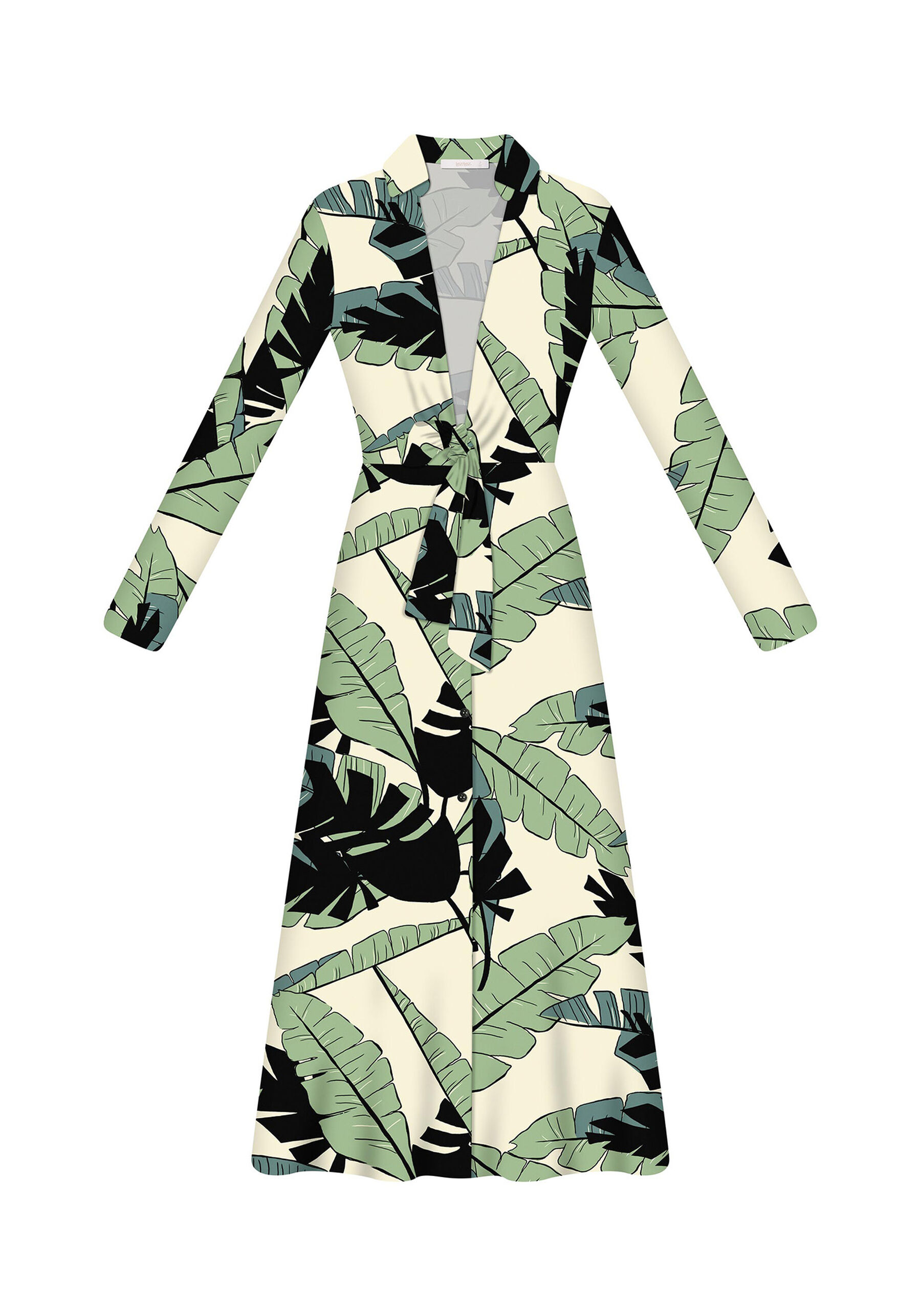 Vestido Manga Longa Mídi Transpasse, . Vestido Manga Longa Mídi Transpasse, , large.