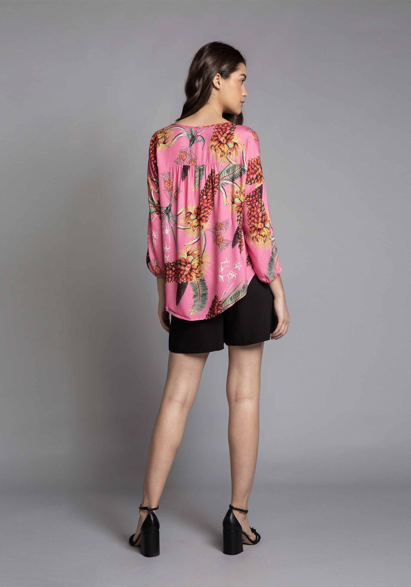 Blusa Manga 3/4 Estampa, , large.