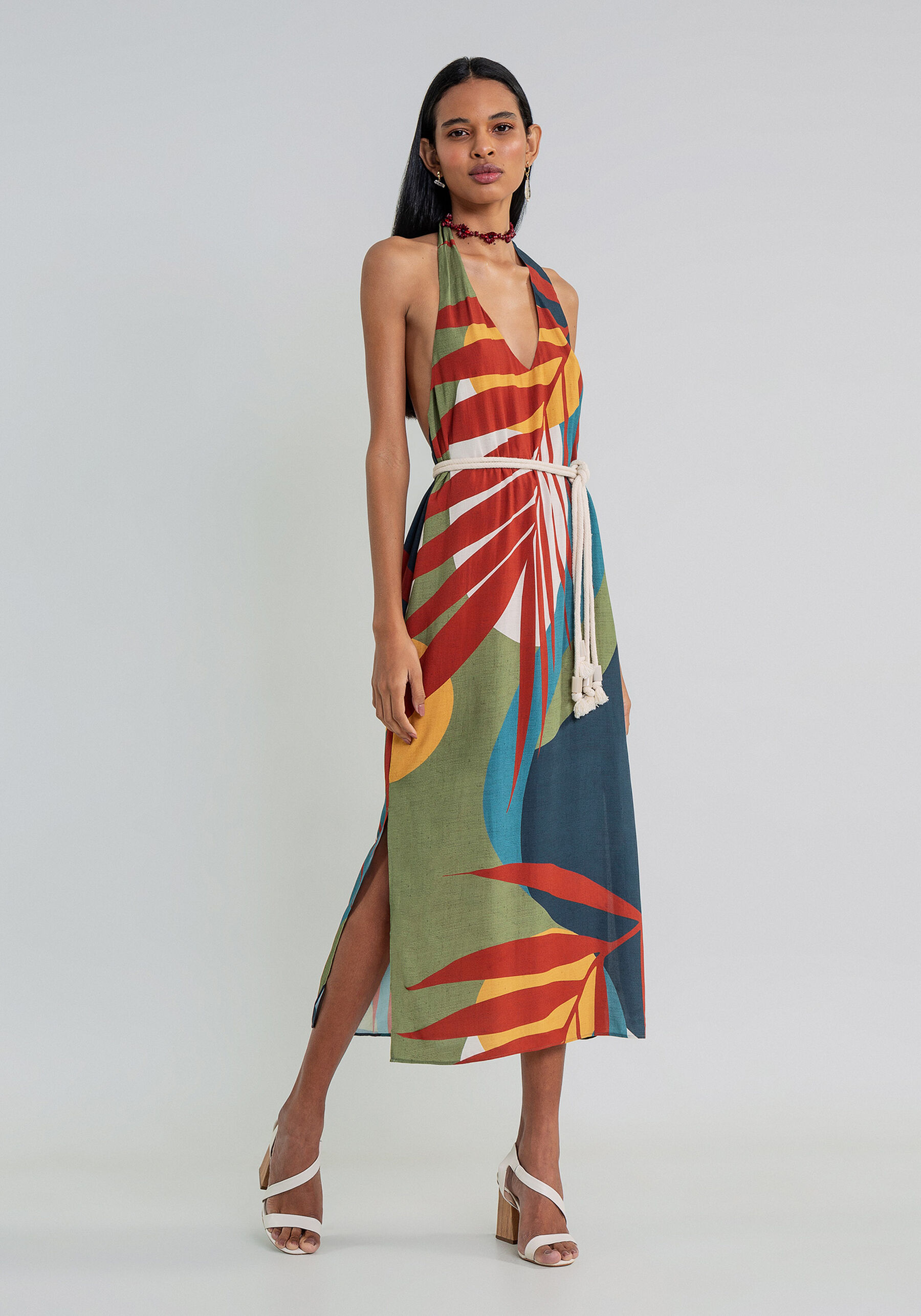 Vestido Frente Única Mídi Estampa, . Vestido Frente Única Mídi Estampa, , large.