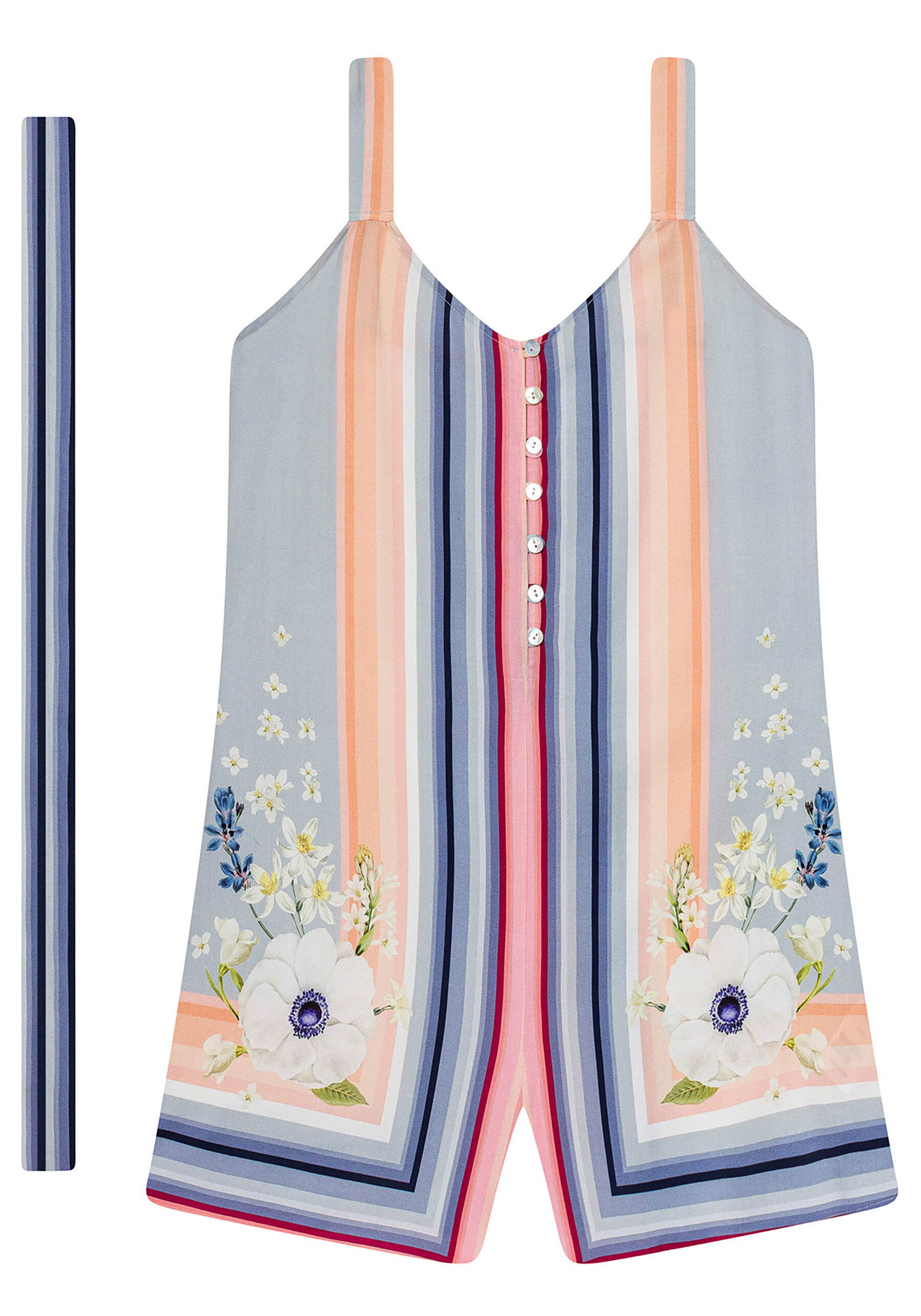 Macacão curto em tecido Rayon Bali, . Macacão curto em tecido Rayon Bali, , large.