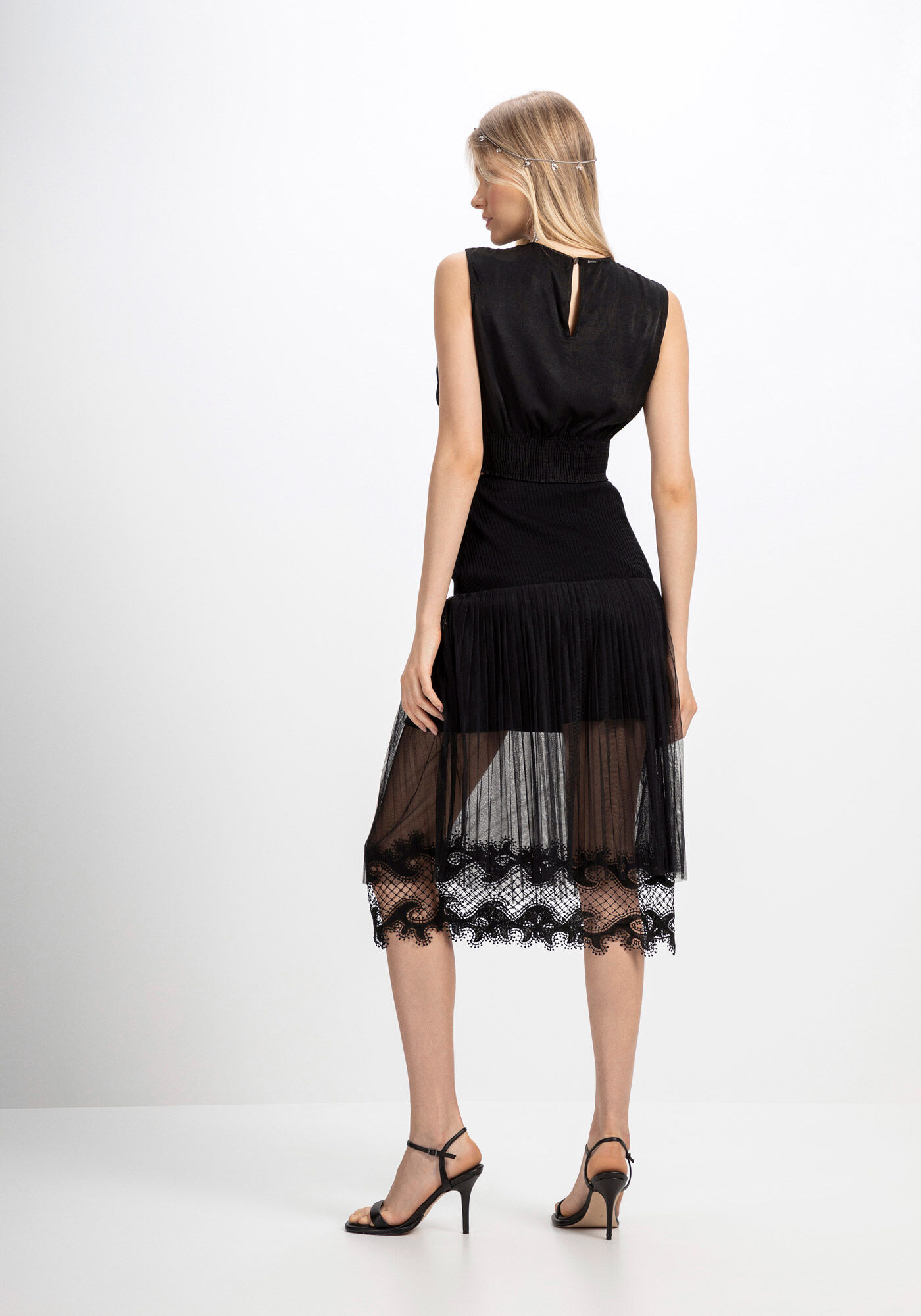 Blusa Cropped Acetinada com Franzido, , large.