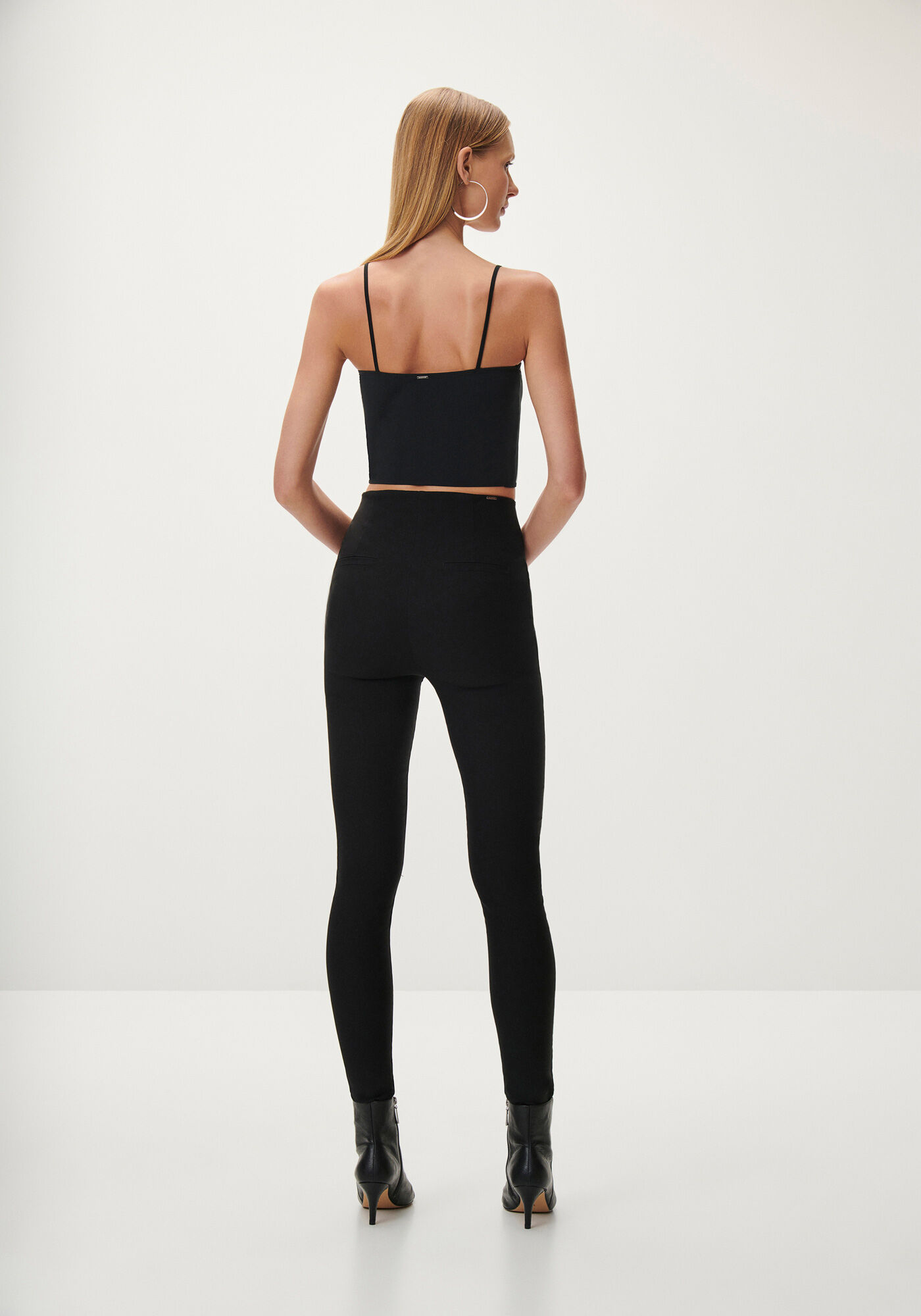 Blusa com Al&ccedil;as em Malha Cropped, , large.