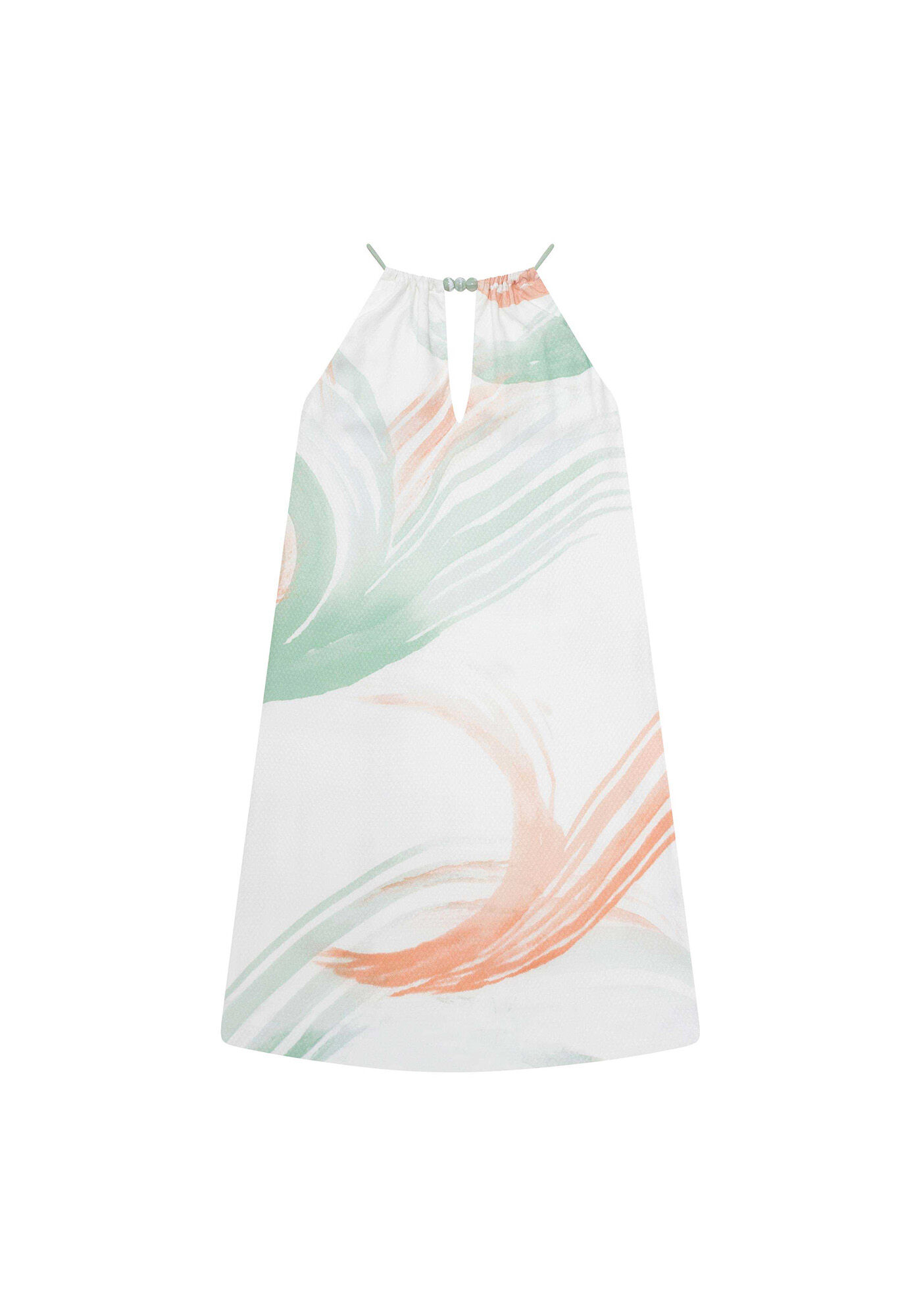 Vestido Amarra&ccedil;&atilde;o Estampa, , large.