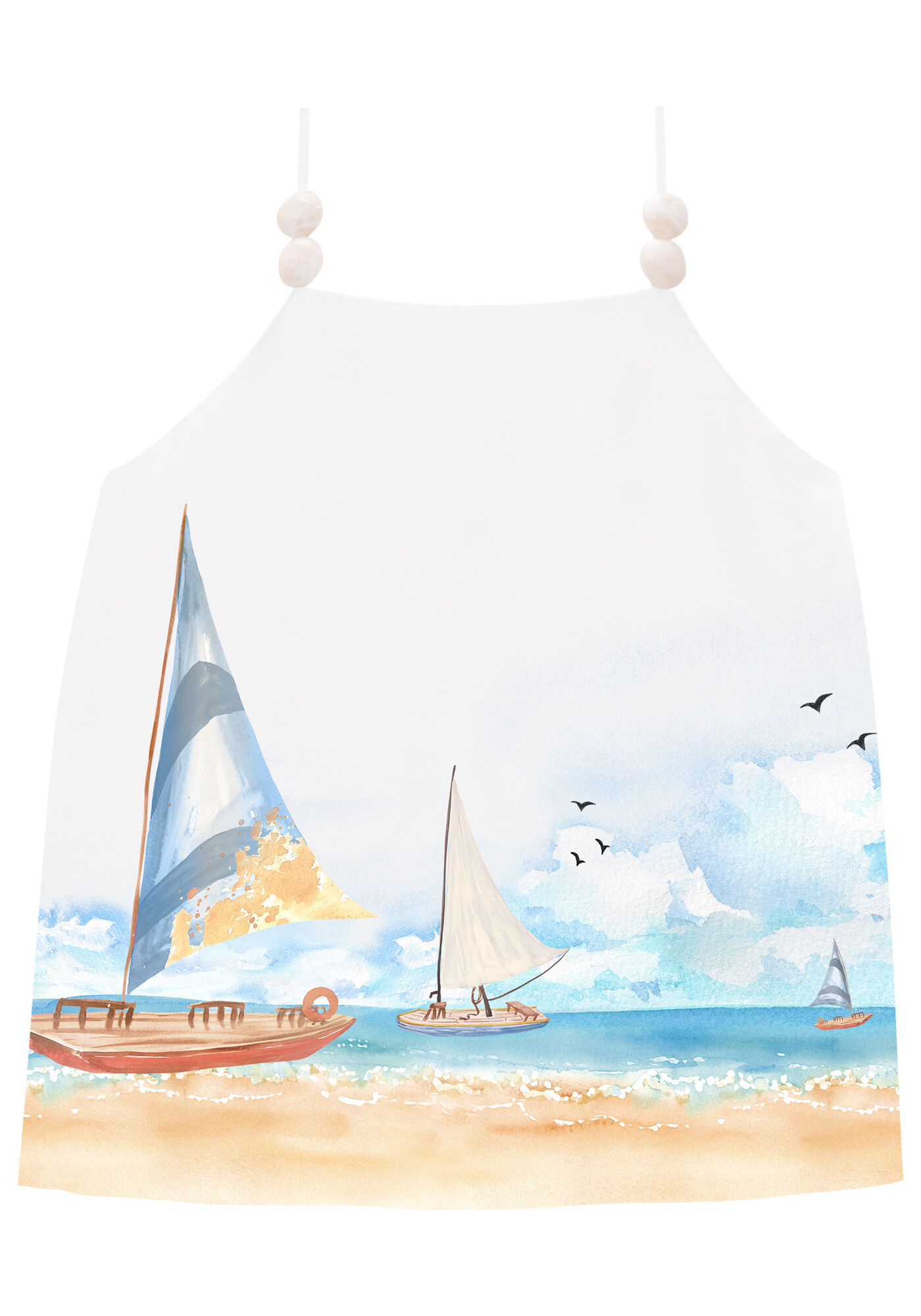 Blusa em Tecido Plano com Detalhe Al&ccedil;as, MARACAIPE, large.