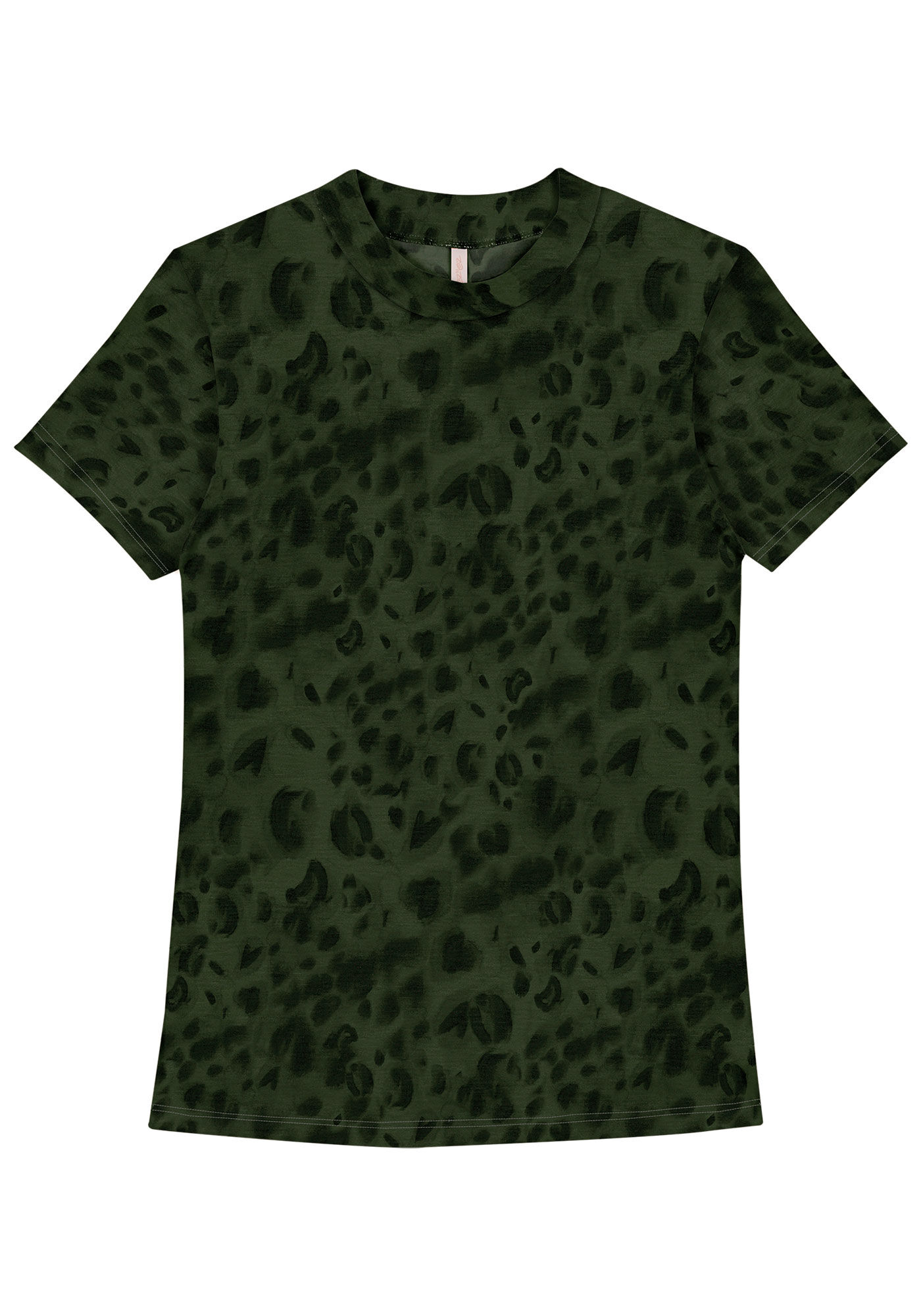 Blusa Manga Curta em Malha Viscose, , large.