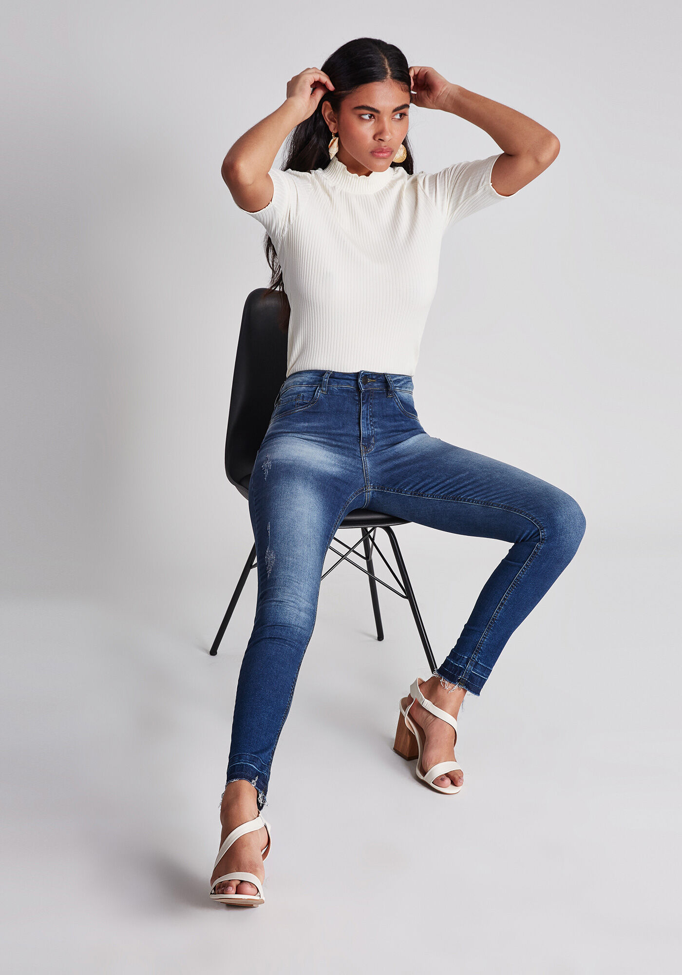 Cal&ccedil;a Skinny Bali Cropped Every Day, , large.