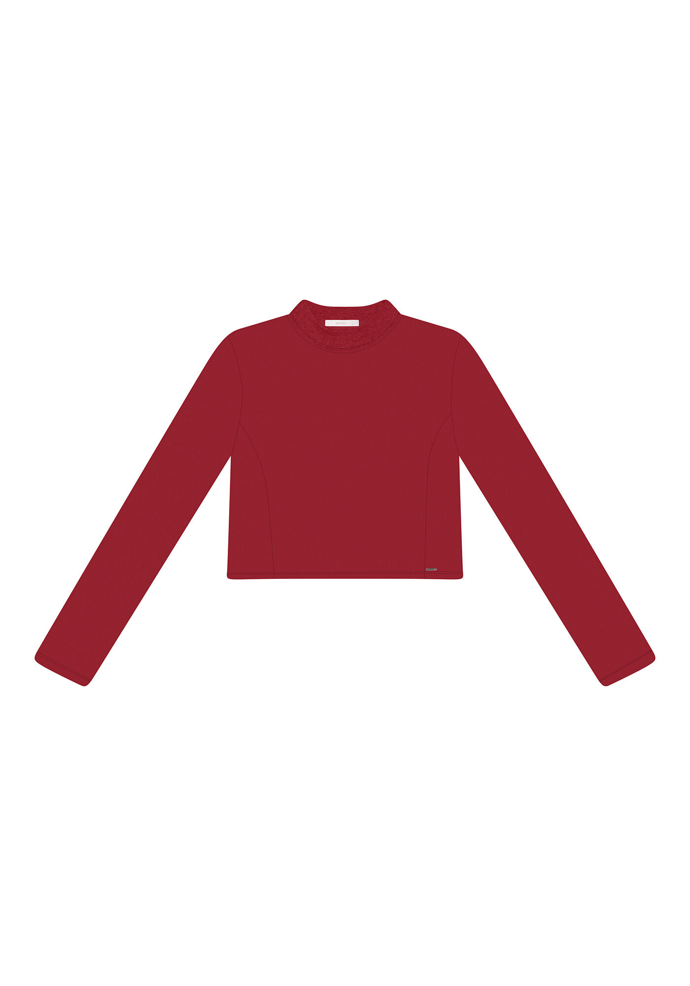 Conjunto Blus&atilde;o Cropped e Cal&ccedil;a, VERMELHO, large.