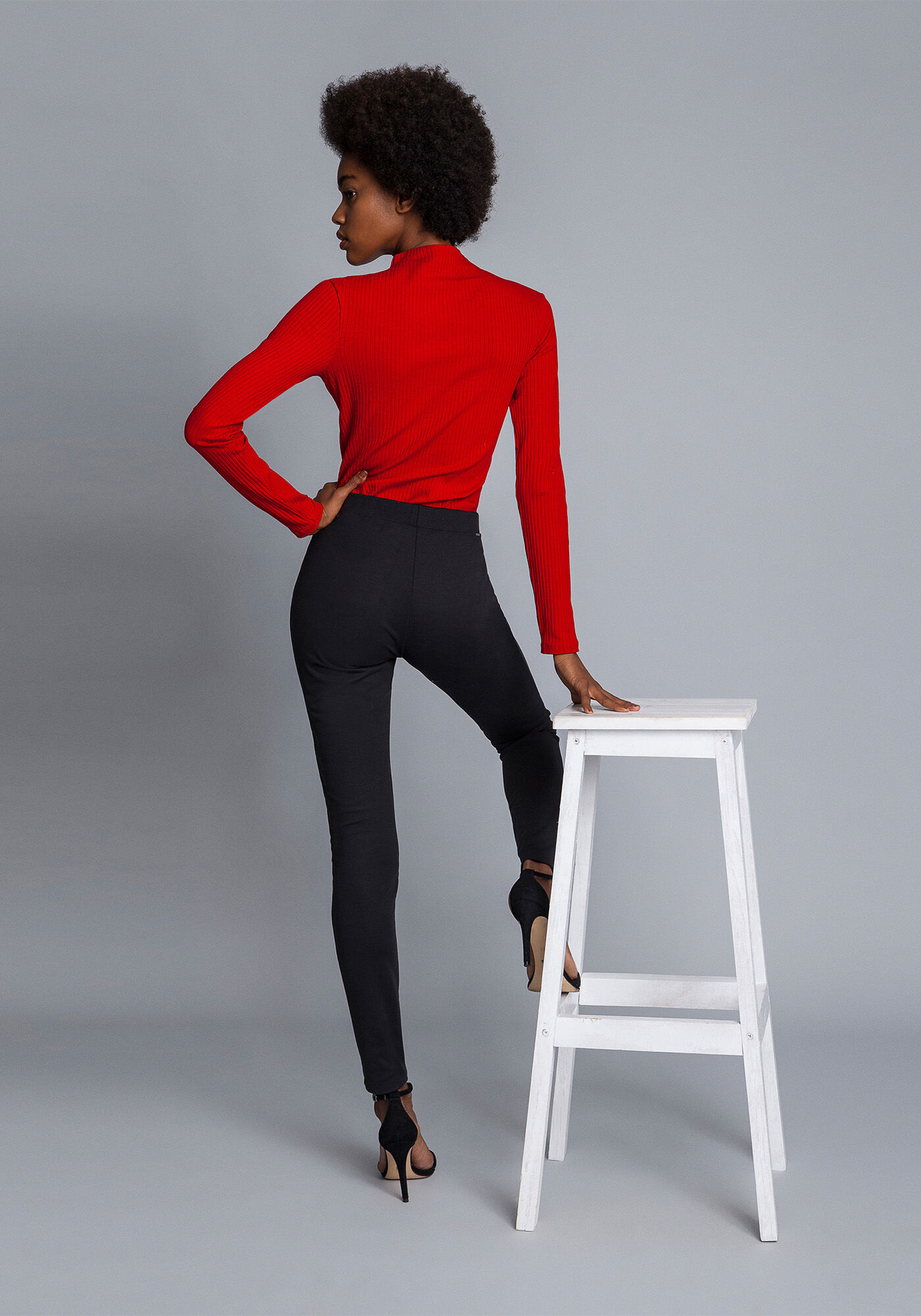 Blusa Manga Longa Gola Alta, , large.