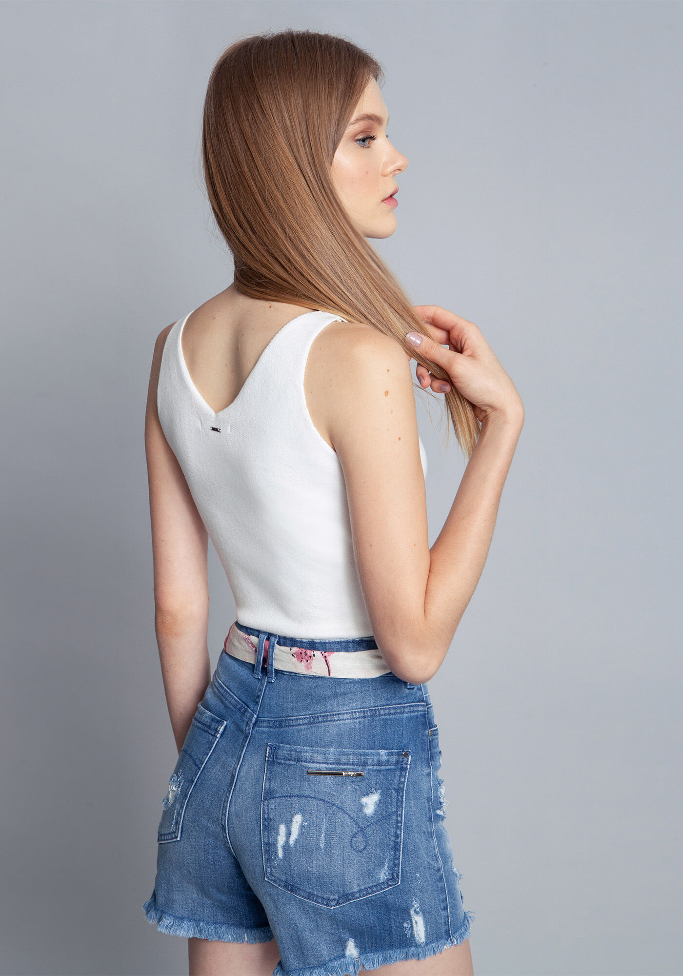 Shorts Jeans com Elastano, , large.