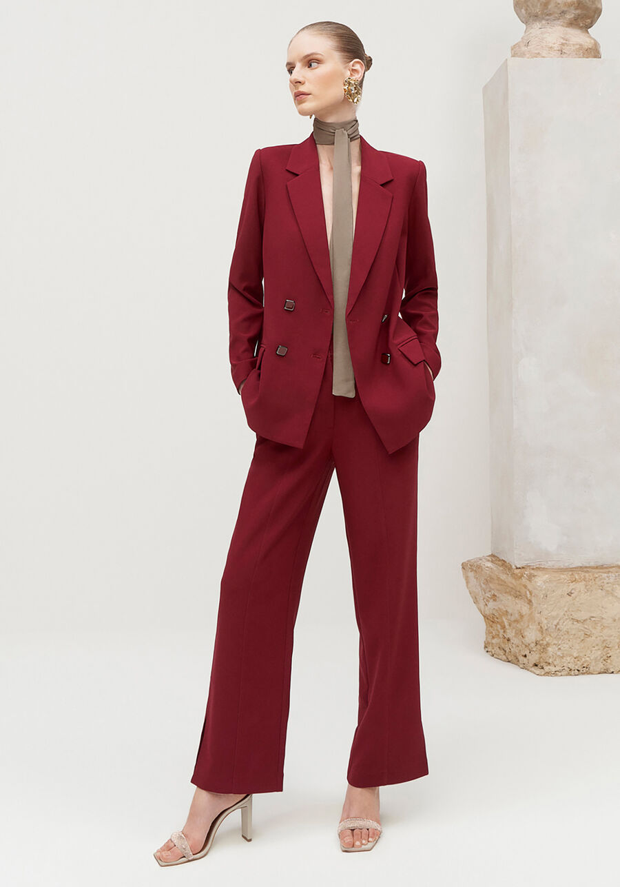 Blazer Alfaiataria com Abotoamento Duplo, . Blazer Alfaiataria com Abotoamento Duplo, , large.