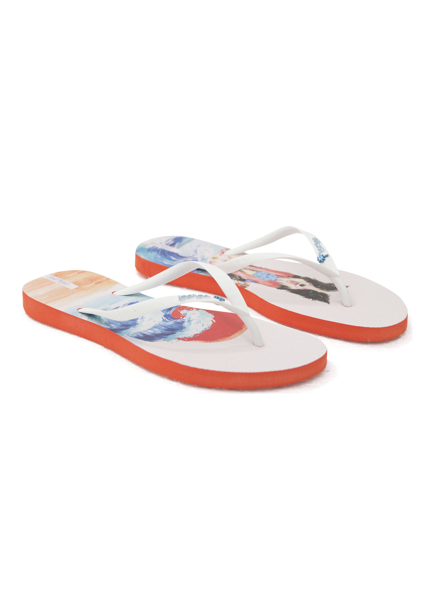 Chinelo em Borracha com Estampa Surf Dog, , large.