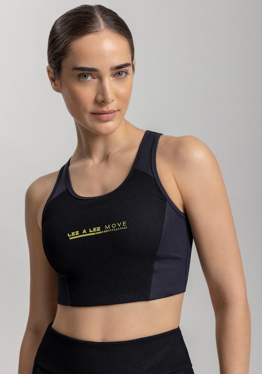 Top Em Malha Dupla Com Estampa Frontal E Recorte Move, . Top Em Malha Dupla Com Estampa Frontal E Recorte Move, , large.