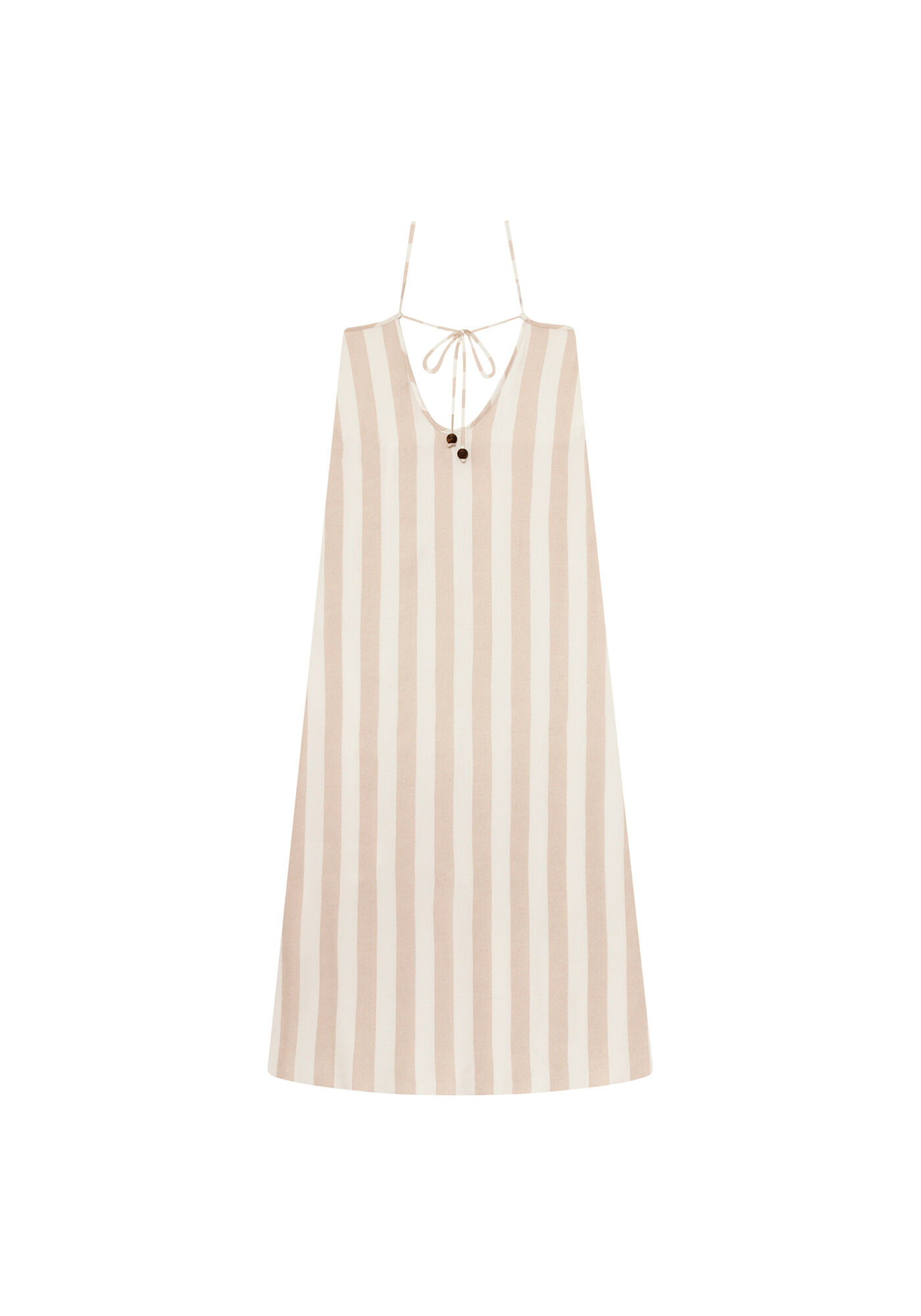 Vestido M&iacute;di com Cinto Franjas, , large.