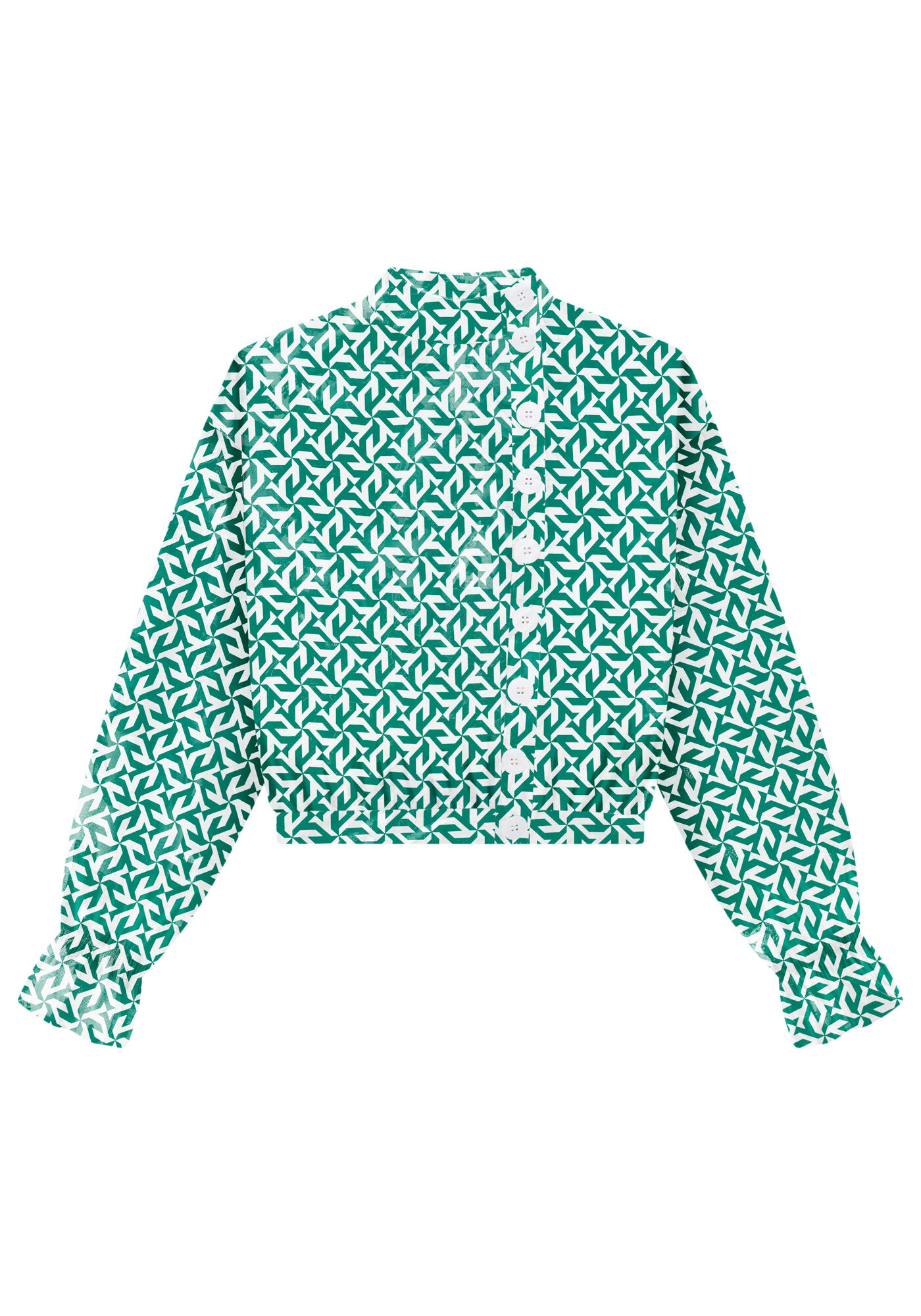 Blusa em Viscose com Bot&otilde;es M&aacute;xi, CATAVENTO, large.