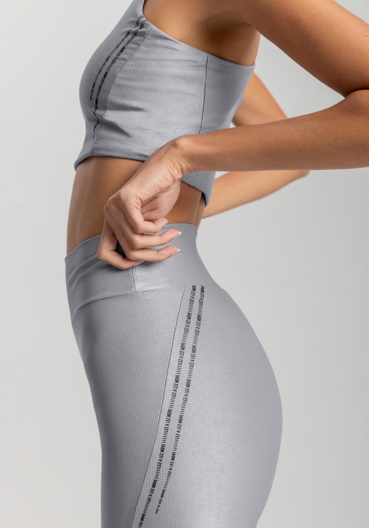 Bermuda Shine De Cintura Alta Com Prote&ccedil;&atilde;o Solar Move, , large.