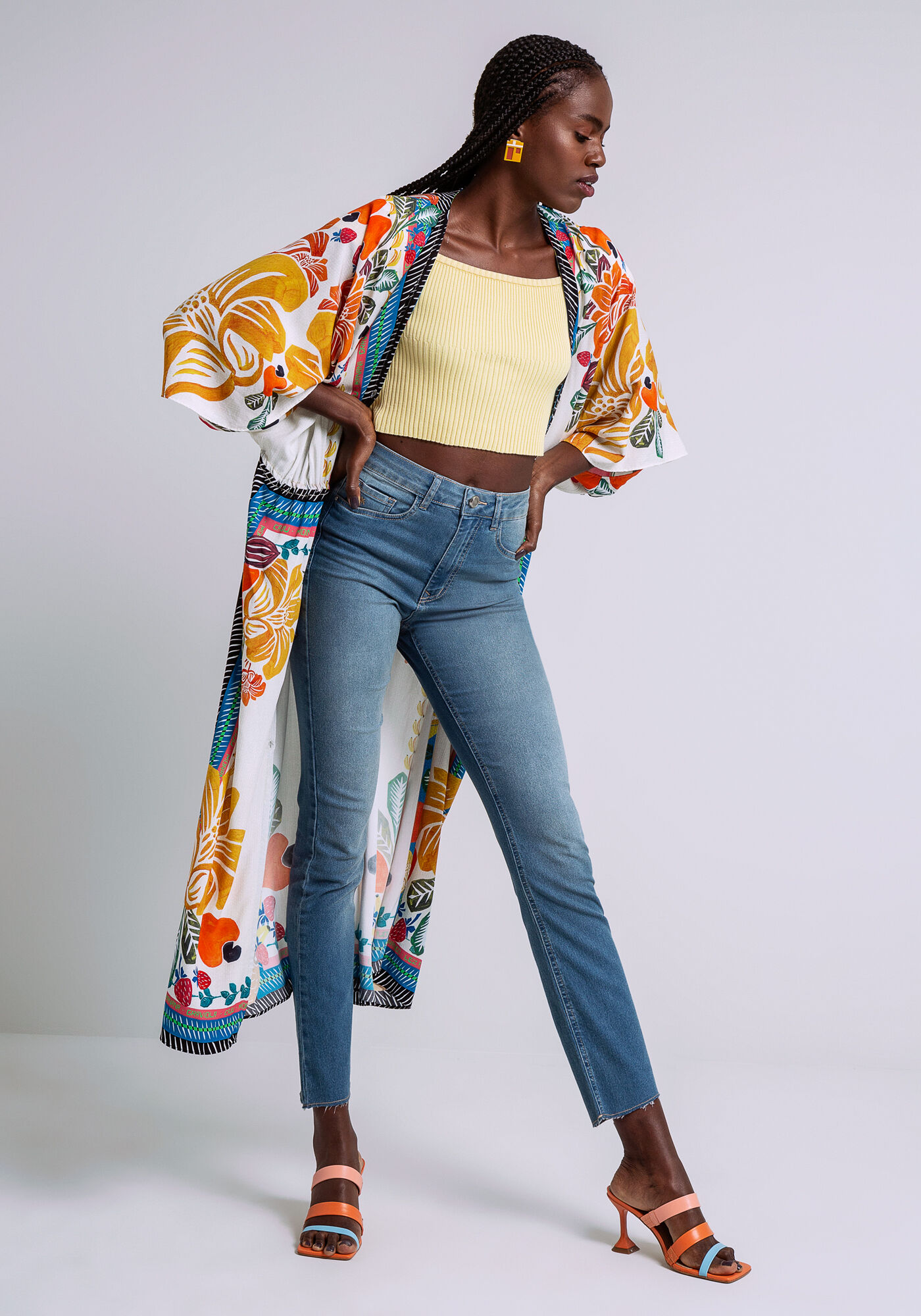 Cal&ccedil;a Jeans Reta Cropped Tulum, , large.