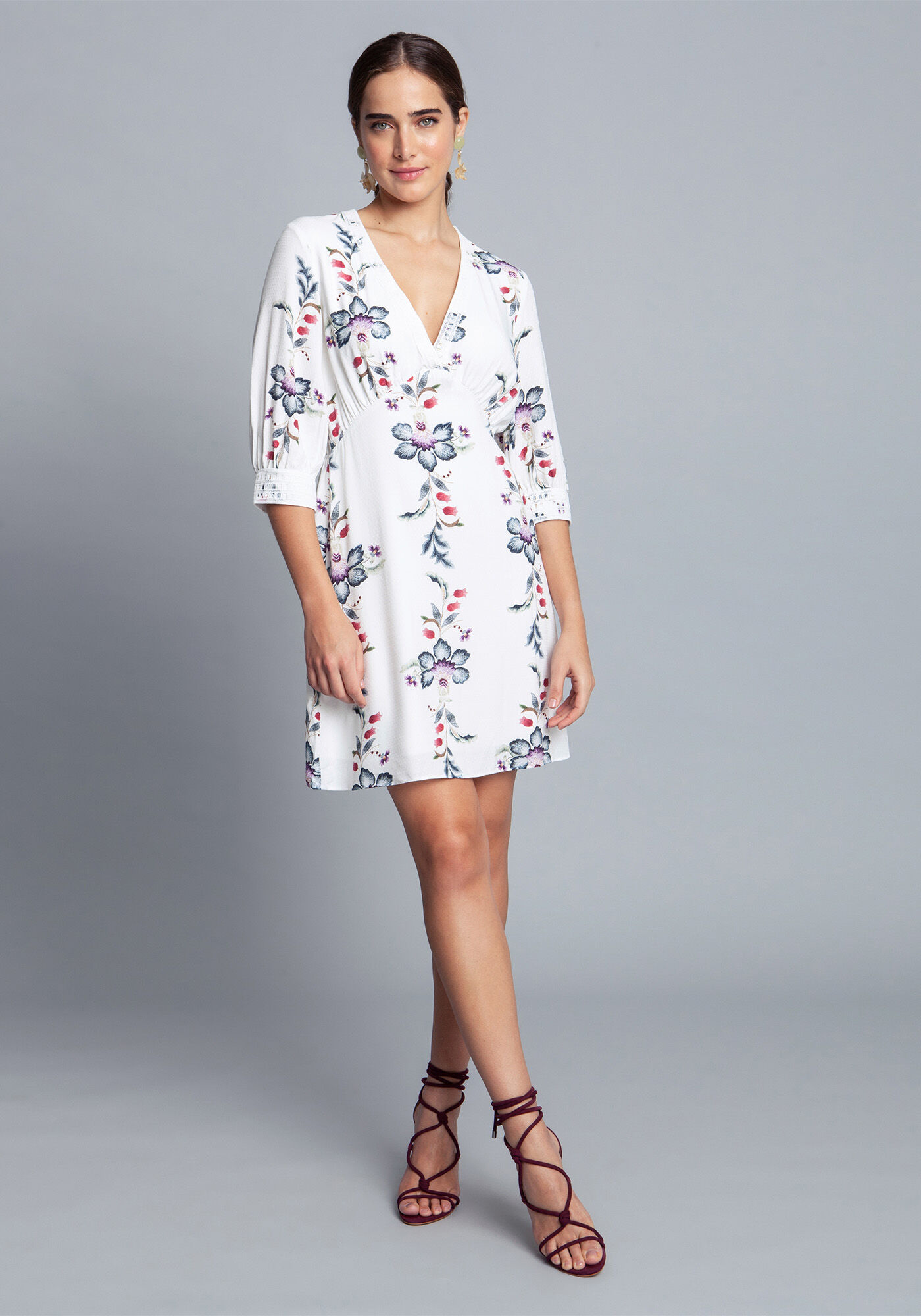 Vestido Tecido Rayon Stars Curto, , large.