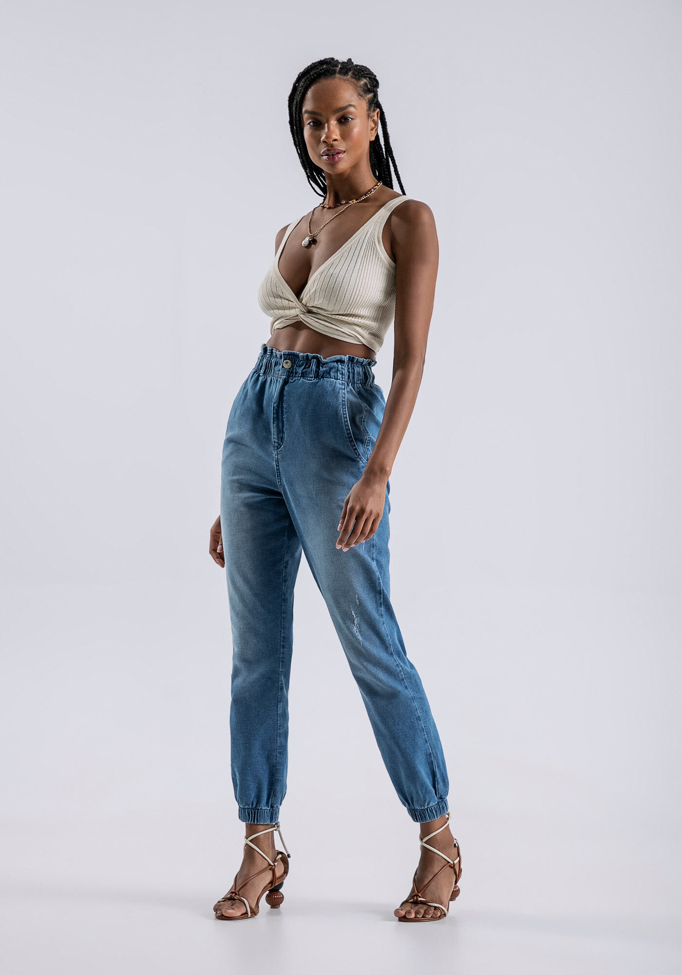 Calça jeans shop cintura super alta