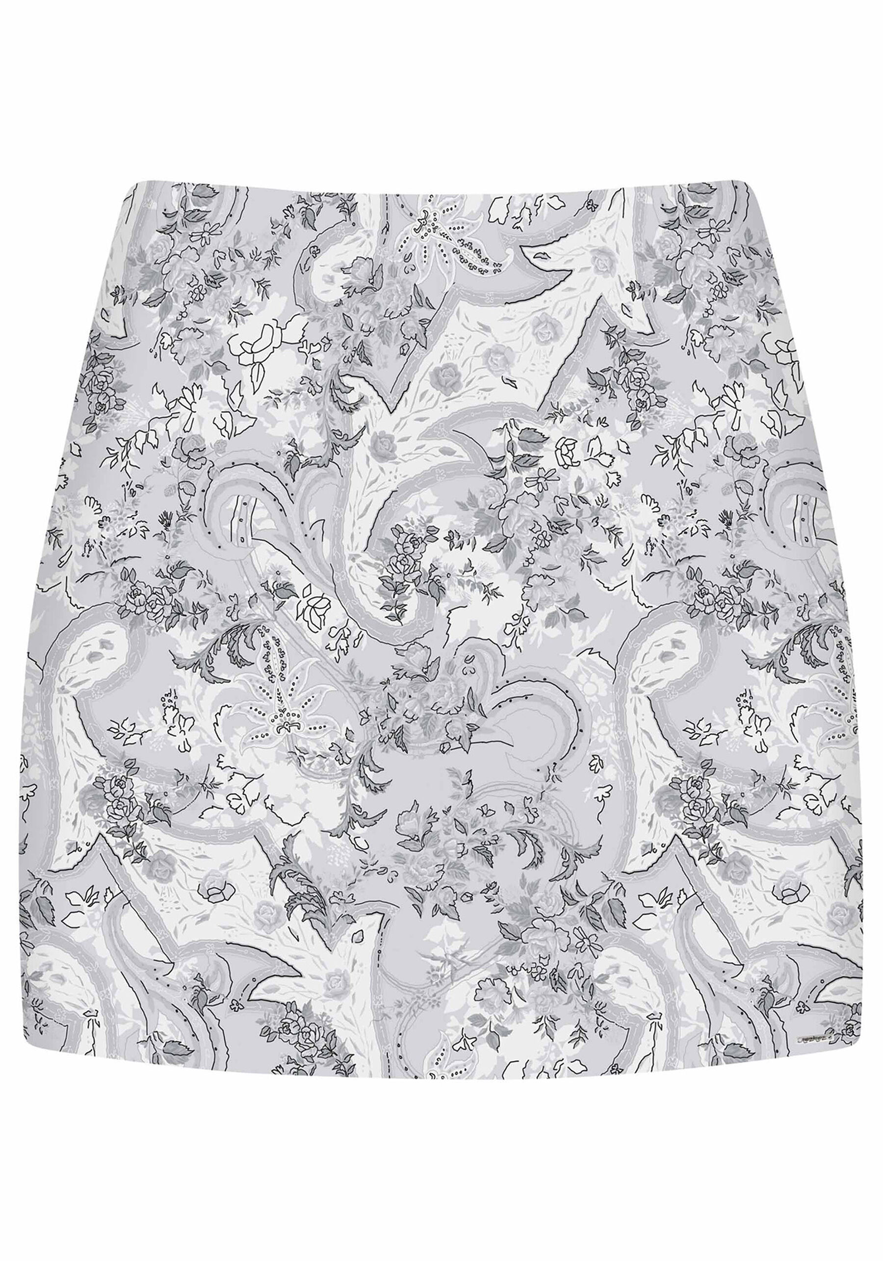 Saia Cintura Alta Estampada Tecido, . Saia Cintura Alta Estampada Tecido, , large.