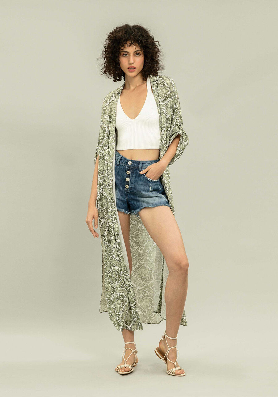 Vestido Chemise Mídi, . Vestido Chemise Mídi, , large.