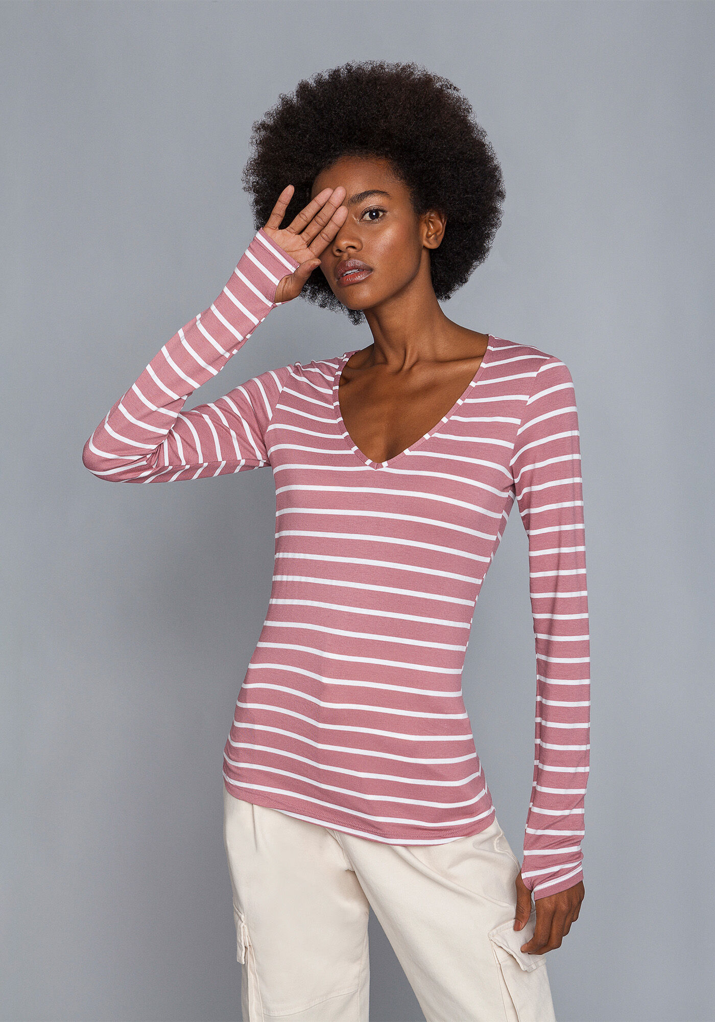 Blusa Manga Longa Listrada, , large.