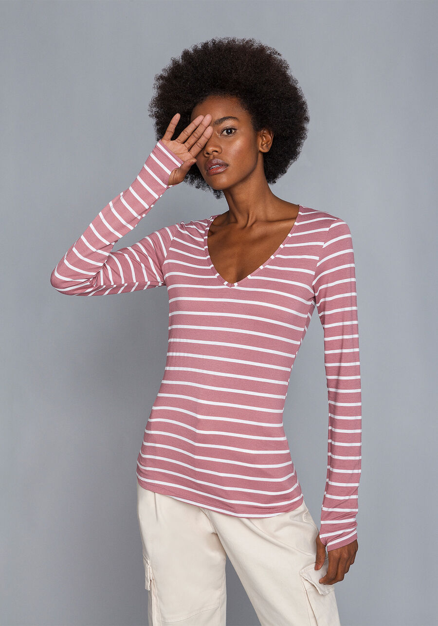 Blusa Manga Longa Listrada, . Blusa Manga Longa Listrada, , large.