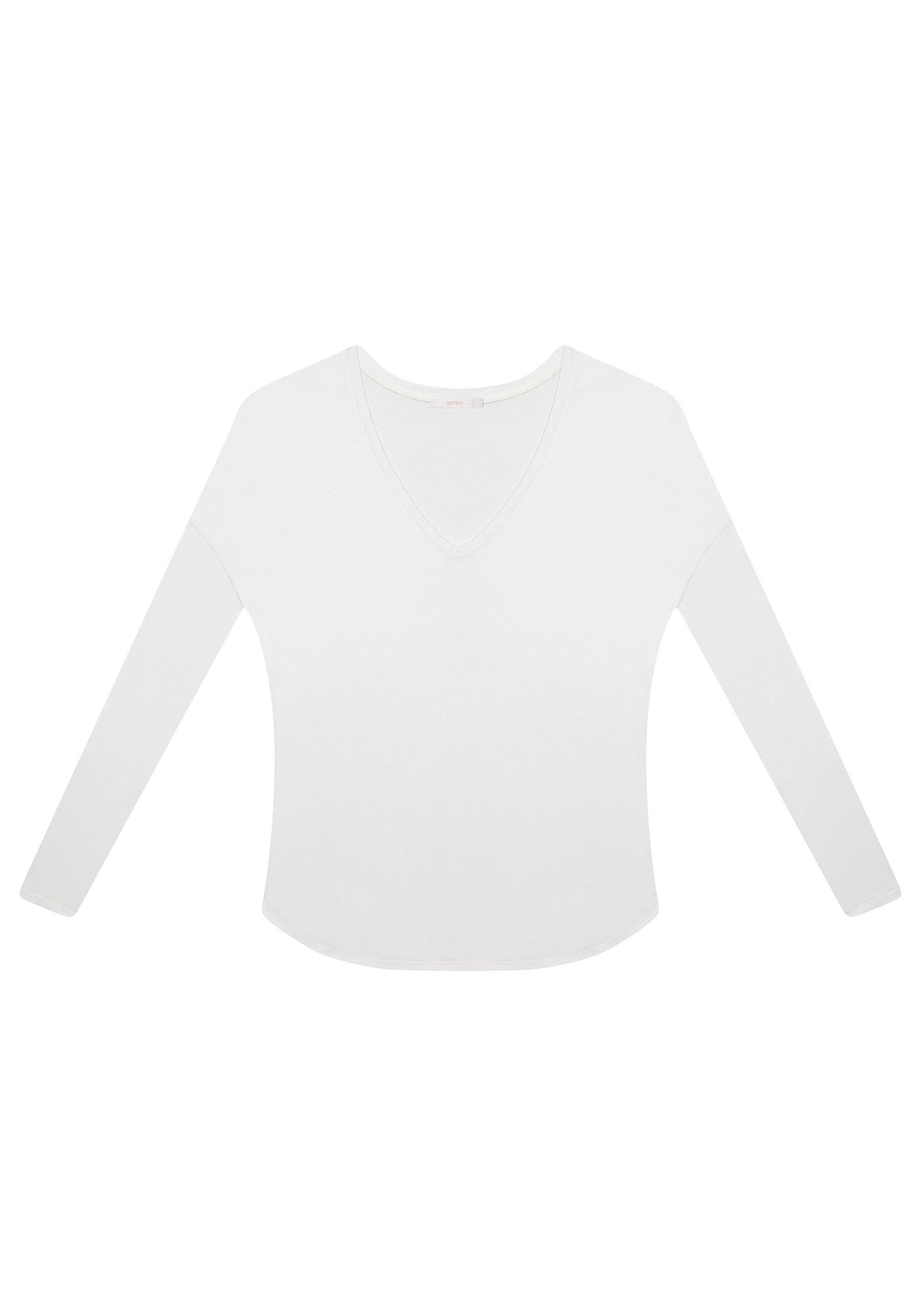 Blusa Manga Longa Decote V, . Blusa Manga Longa Decote V, , large.