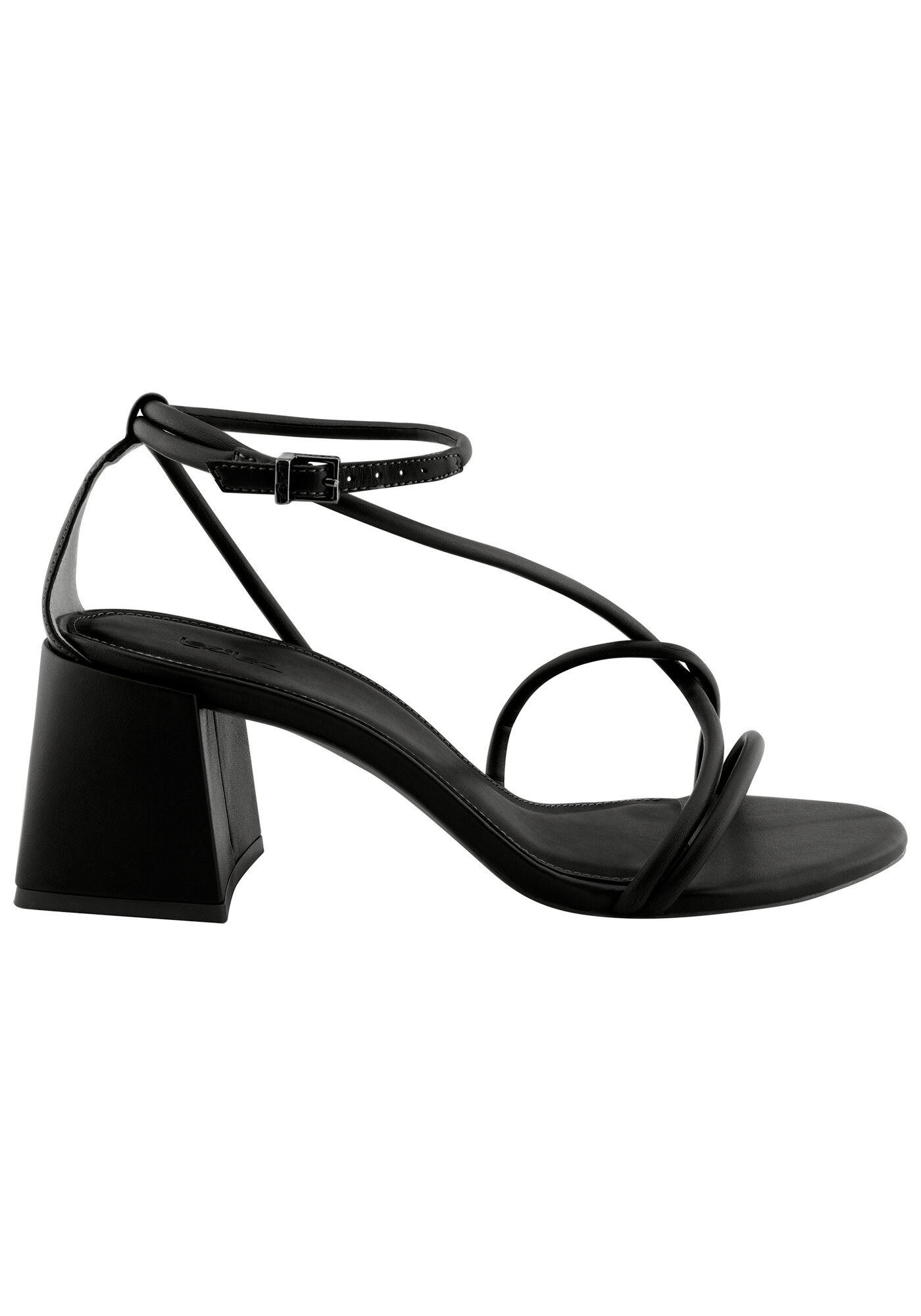 Sand&aacute;lia Salto Bloco M&eacute;dio com Tiras, PRETO REATIVO, large.