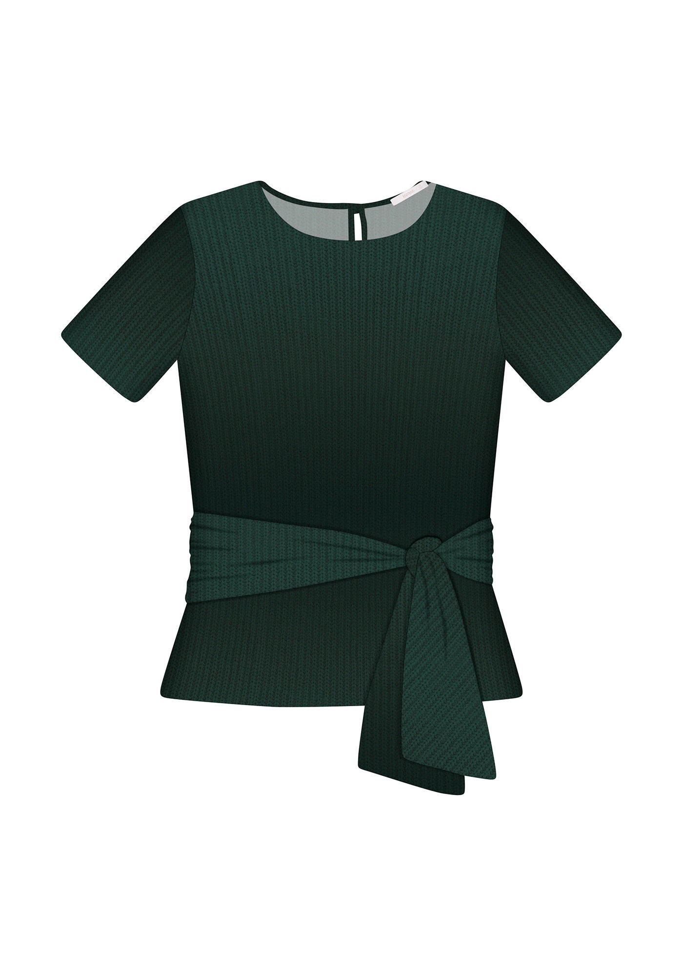 Blusa com Faixa Estampa, TRICO, large.