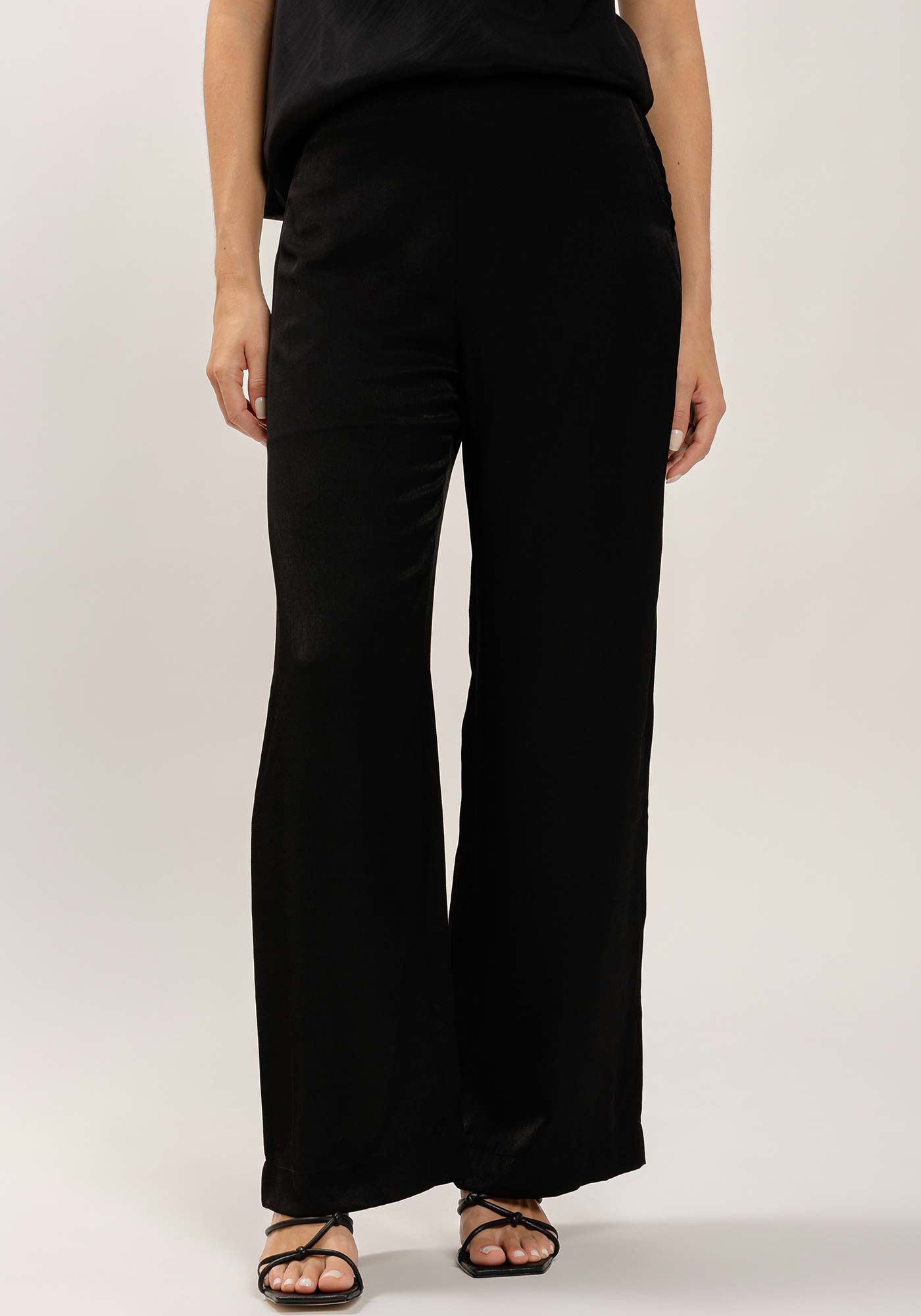 Cal&ccedil;a Wide Leg em Viscose Alfaiataria, , large.